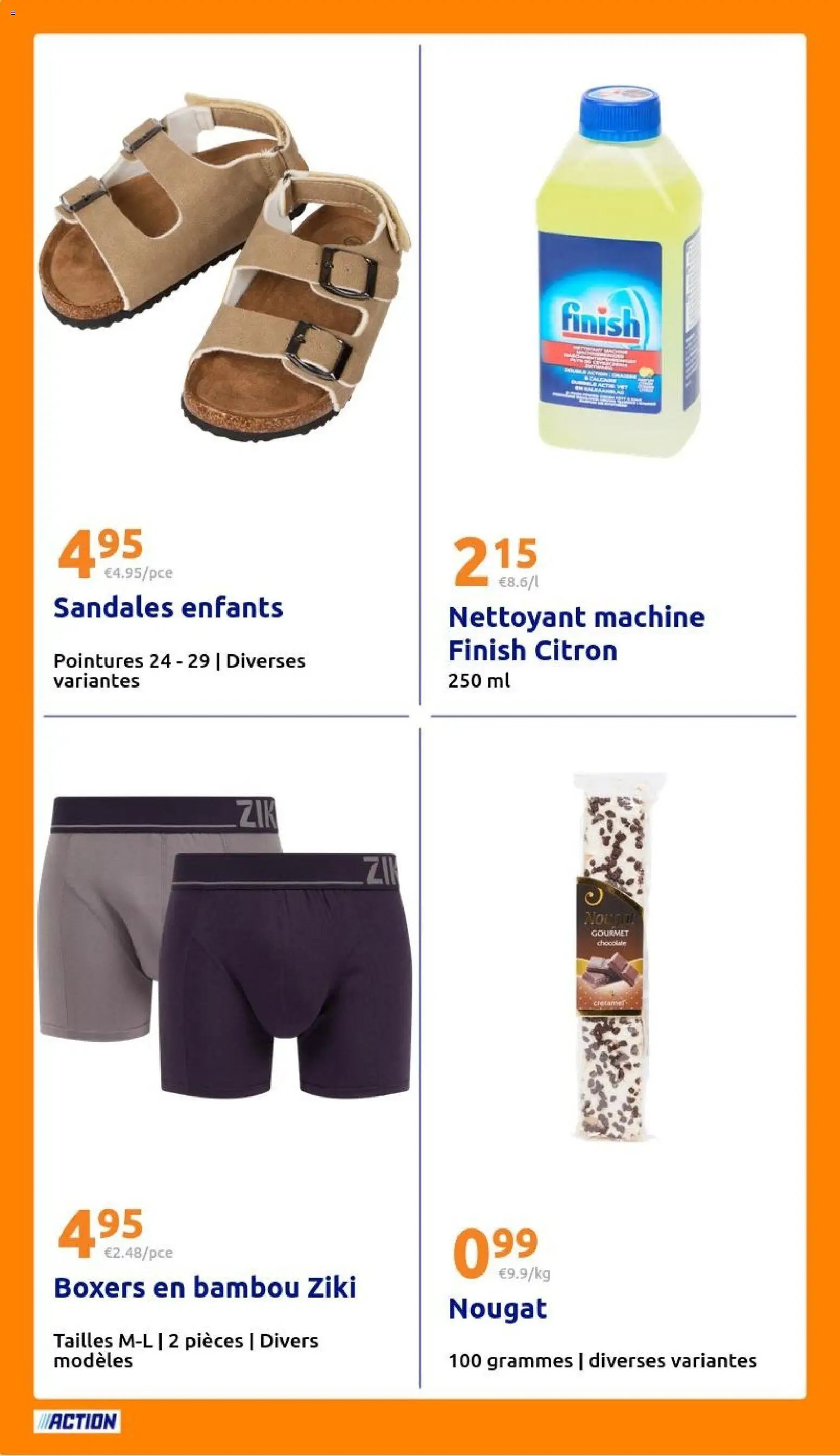 Action catalogue