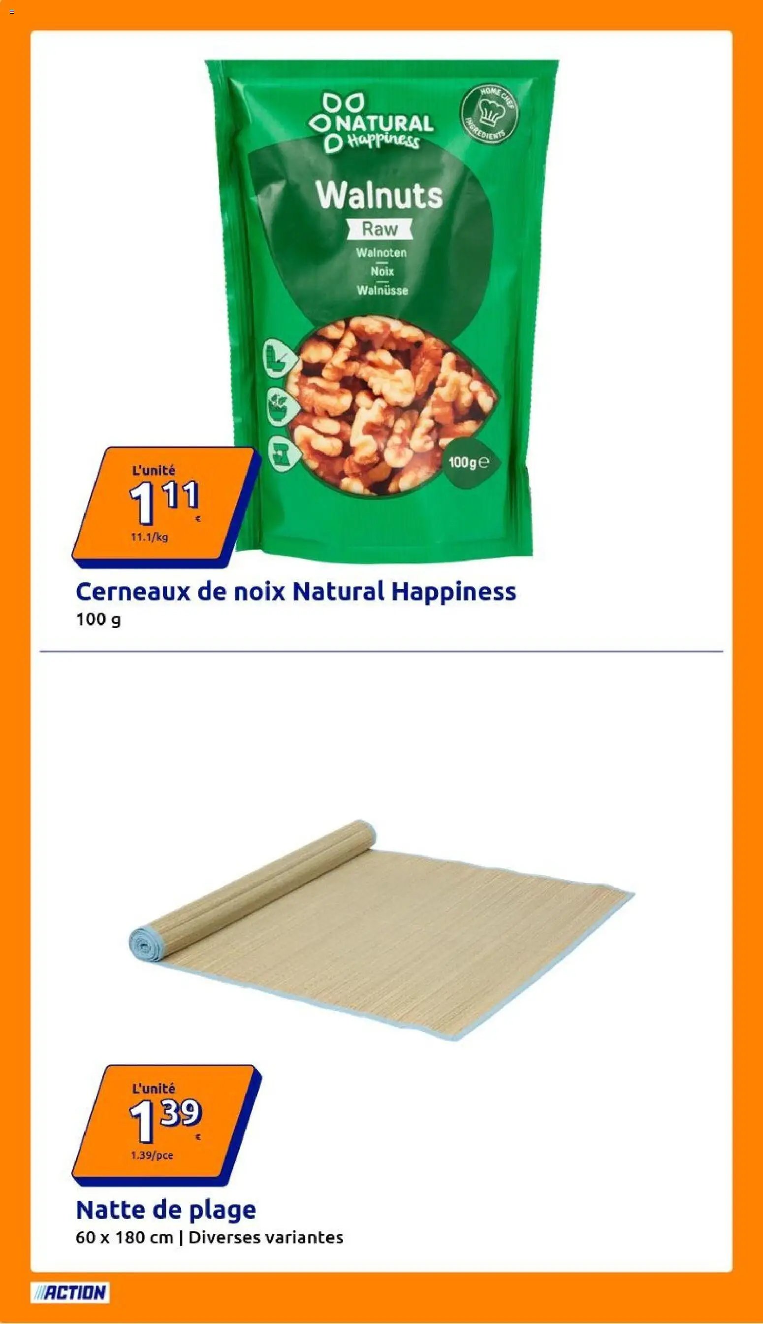 Action catalogue