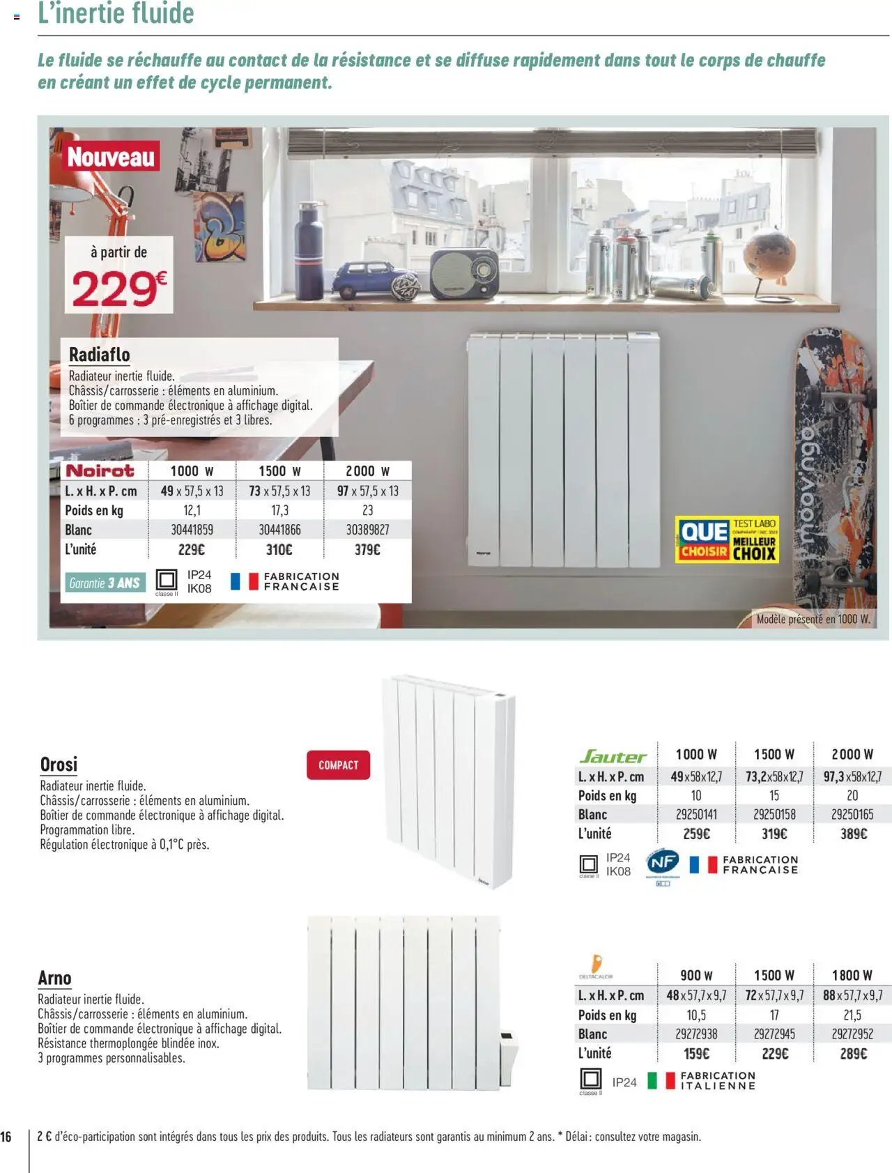 Gedimat Chauff age & séche-serviettes (2025-06-30 - 2025-12-31)