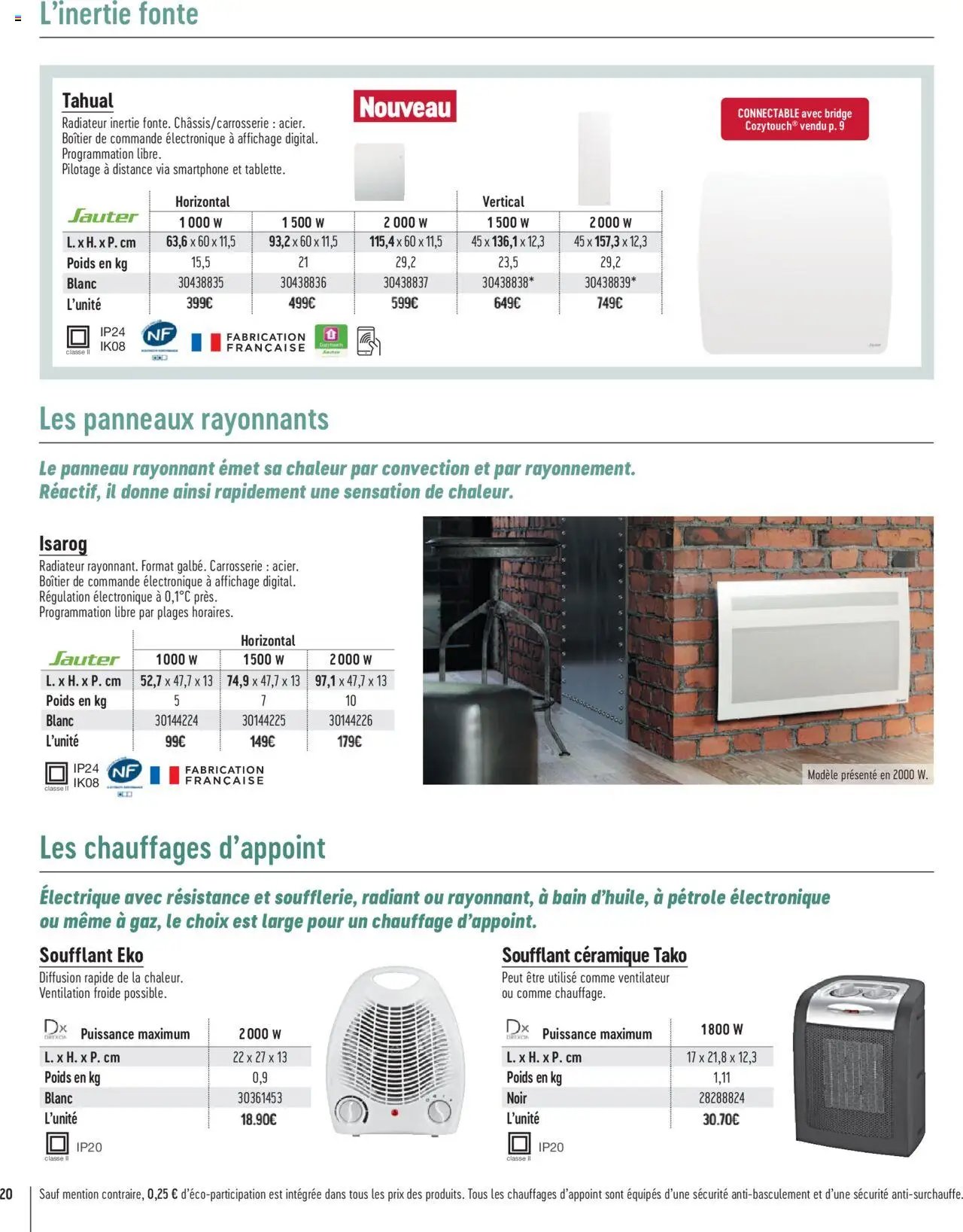 Gedimat Chauff age & séche-serviettes (2025-06-30 - 2025-12-31)