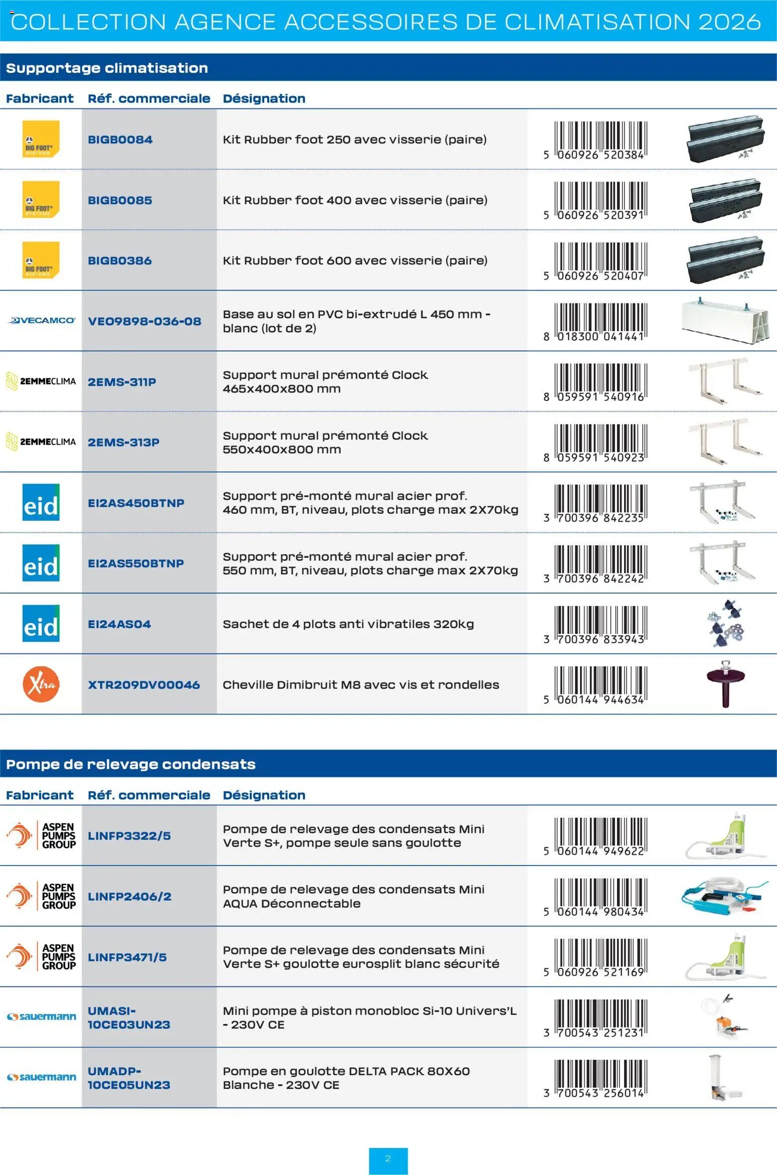 Rexel Brochure accessoires de climatisation