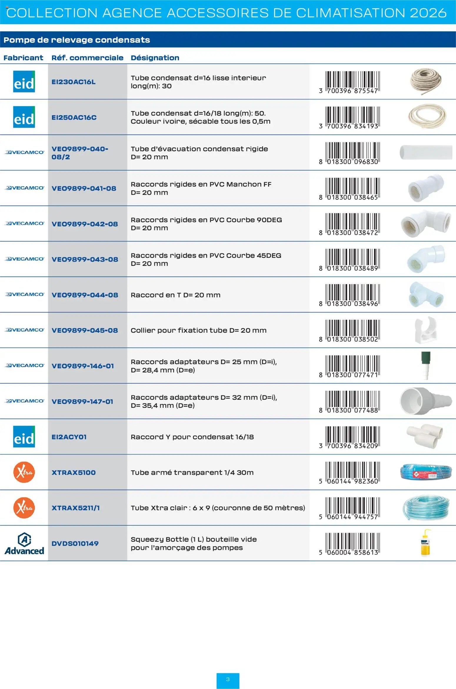 Rexel Brochure accessoires de climatisation