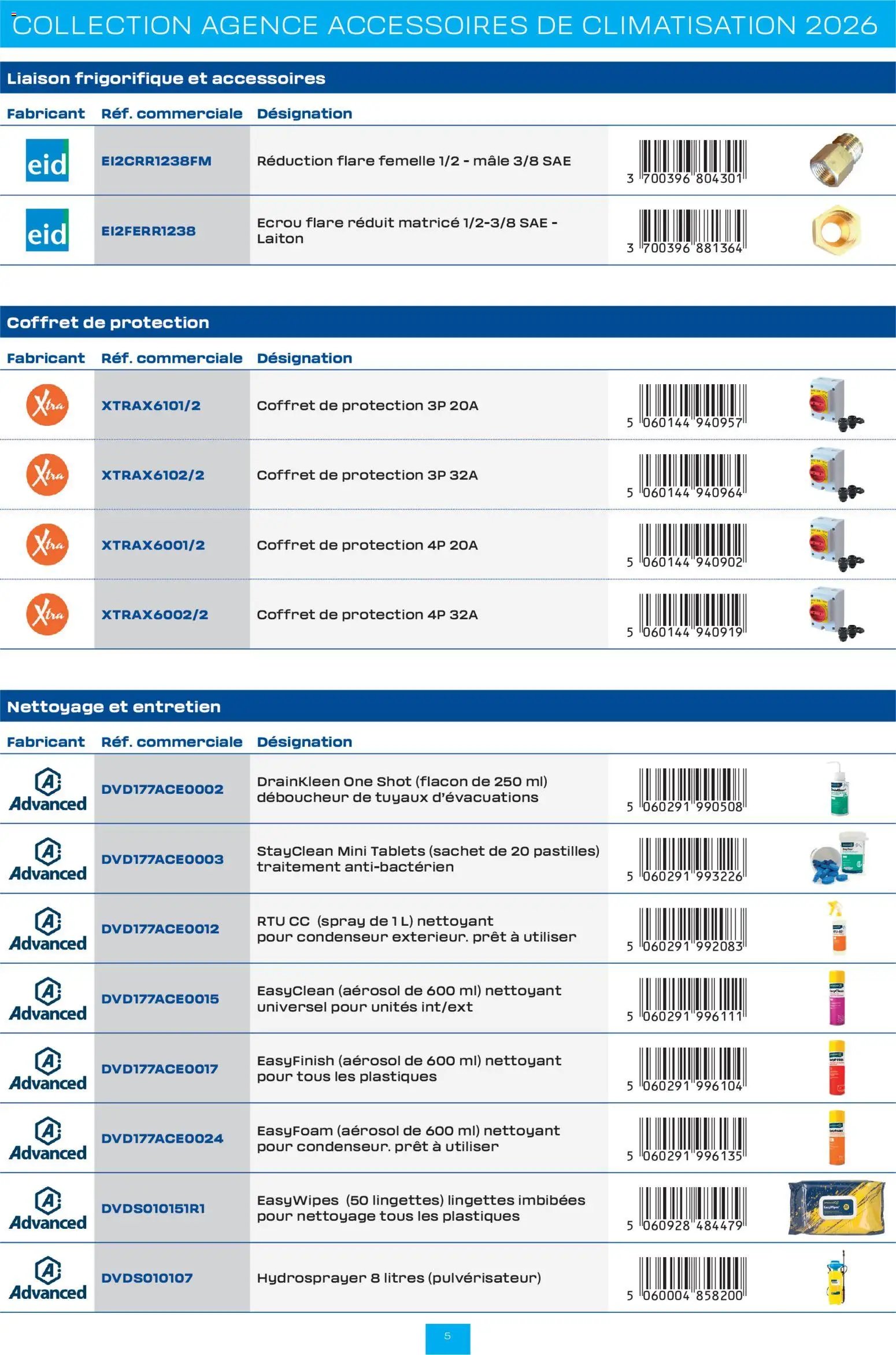 Rexel Brochure accessoires de climatisation