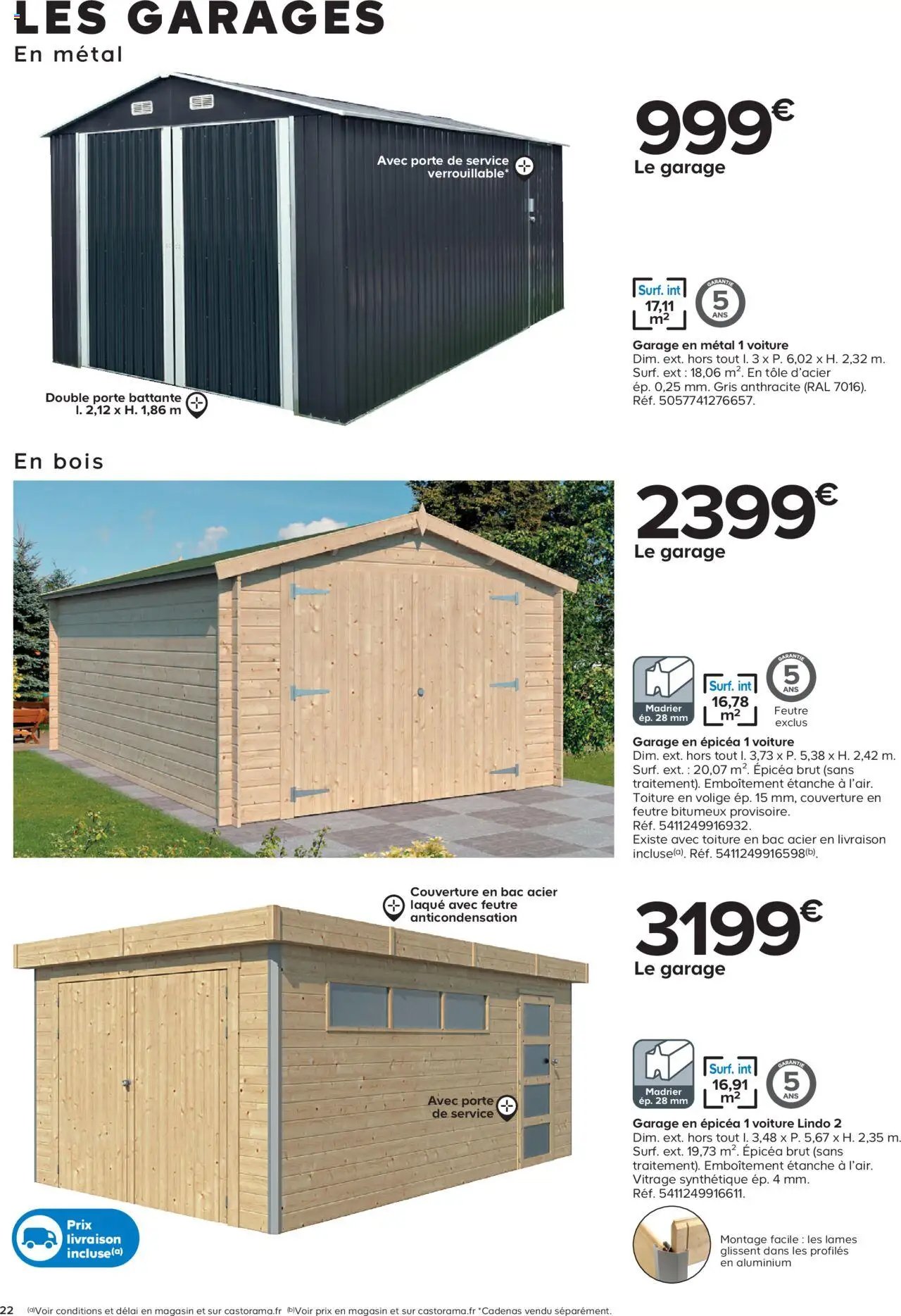 Castorama Abri de jardin et serres (2025-02-26 - 2025-12-31)