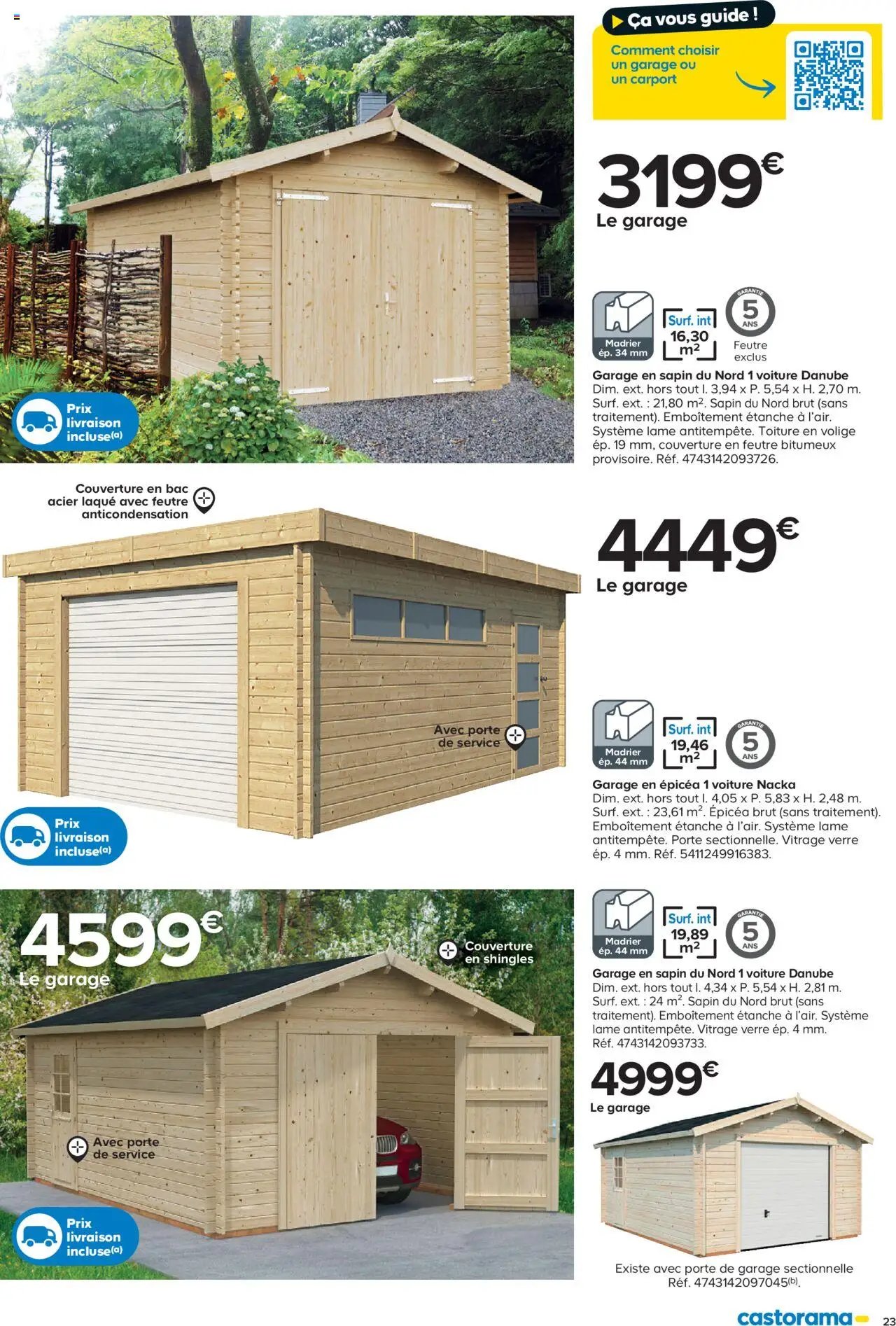 Castorama Abri de jardin et serres (2025-02-26 - 2025-12-31)