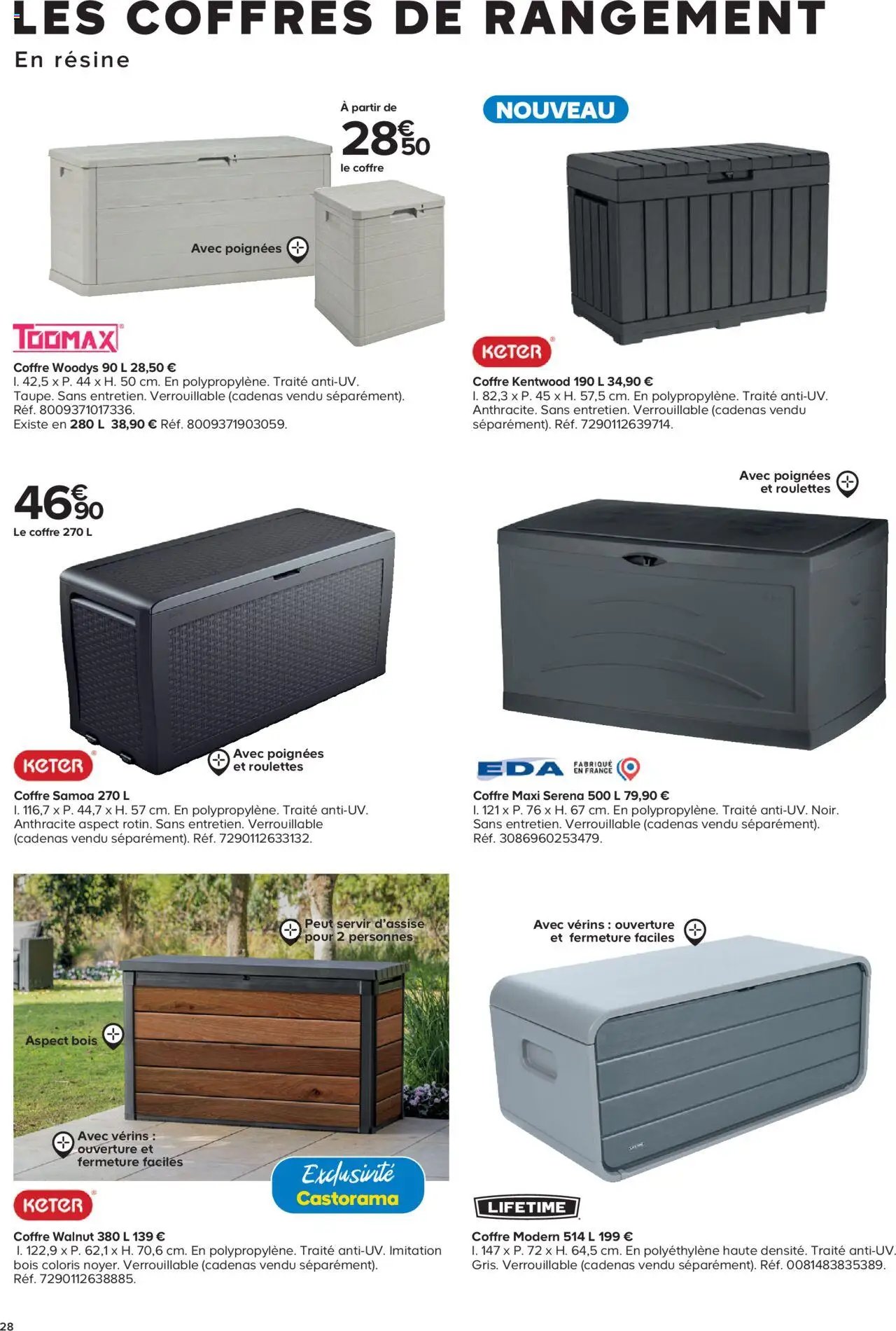 Castorama Abri de jardin et serres (2025-02-26 - 2025-12-31)