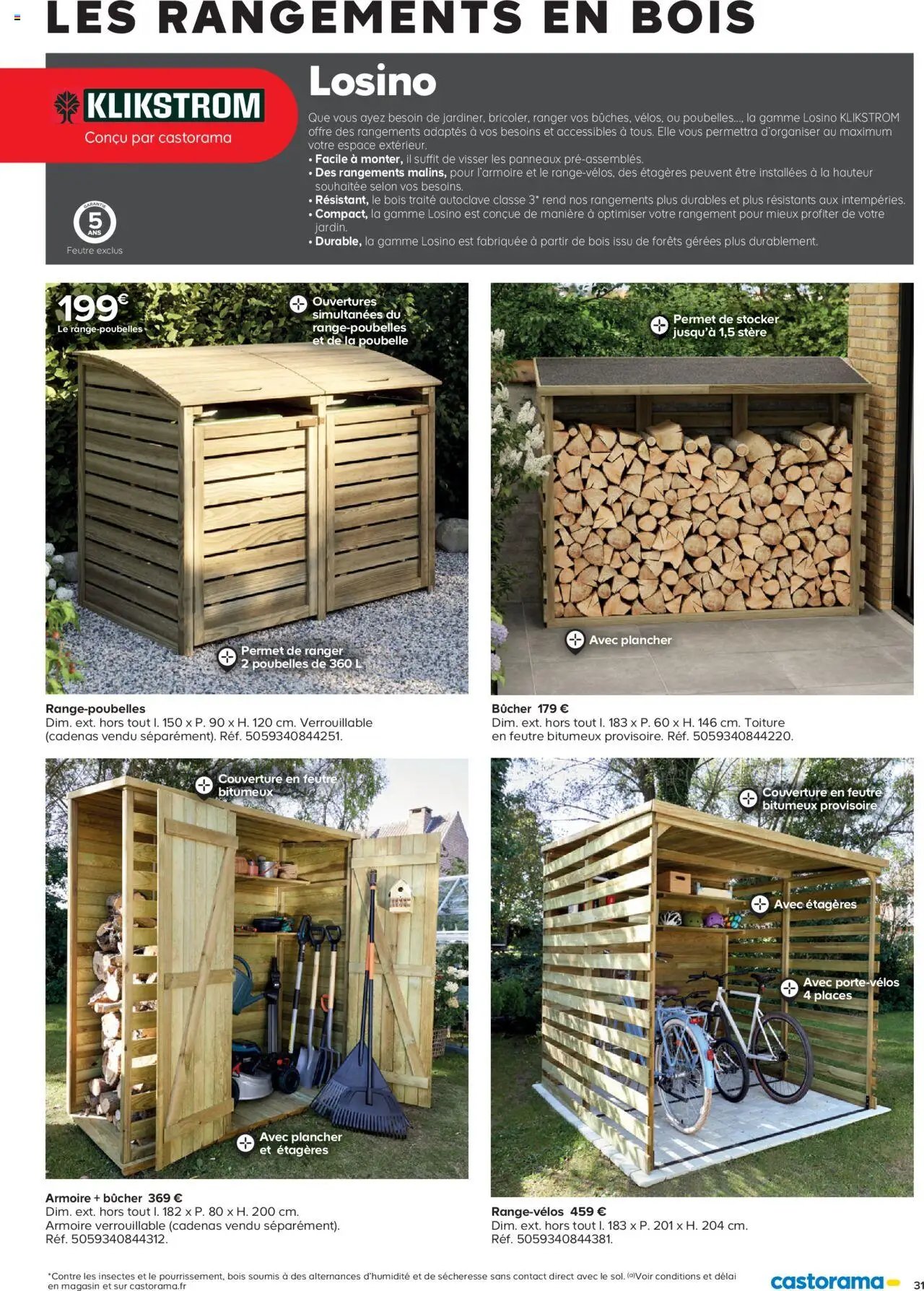 Castorama Abri de jardin et serres (2025-02-26 - 2025-12-31)