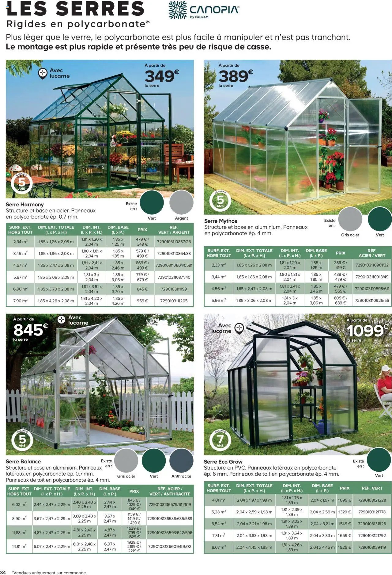 Castorama Abri de jardin et serres (2025-02-26 - 2025-12-31)