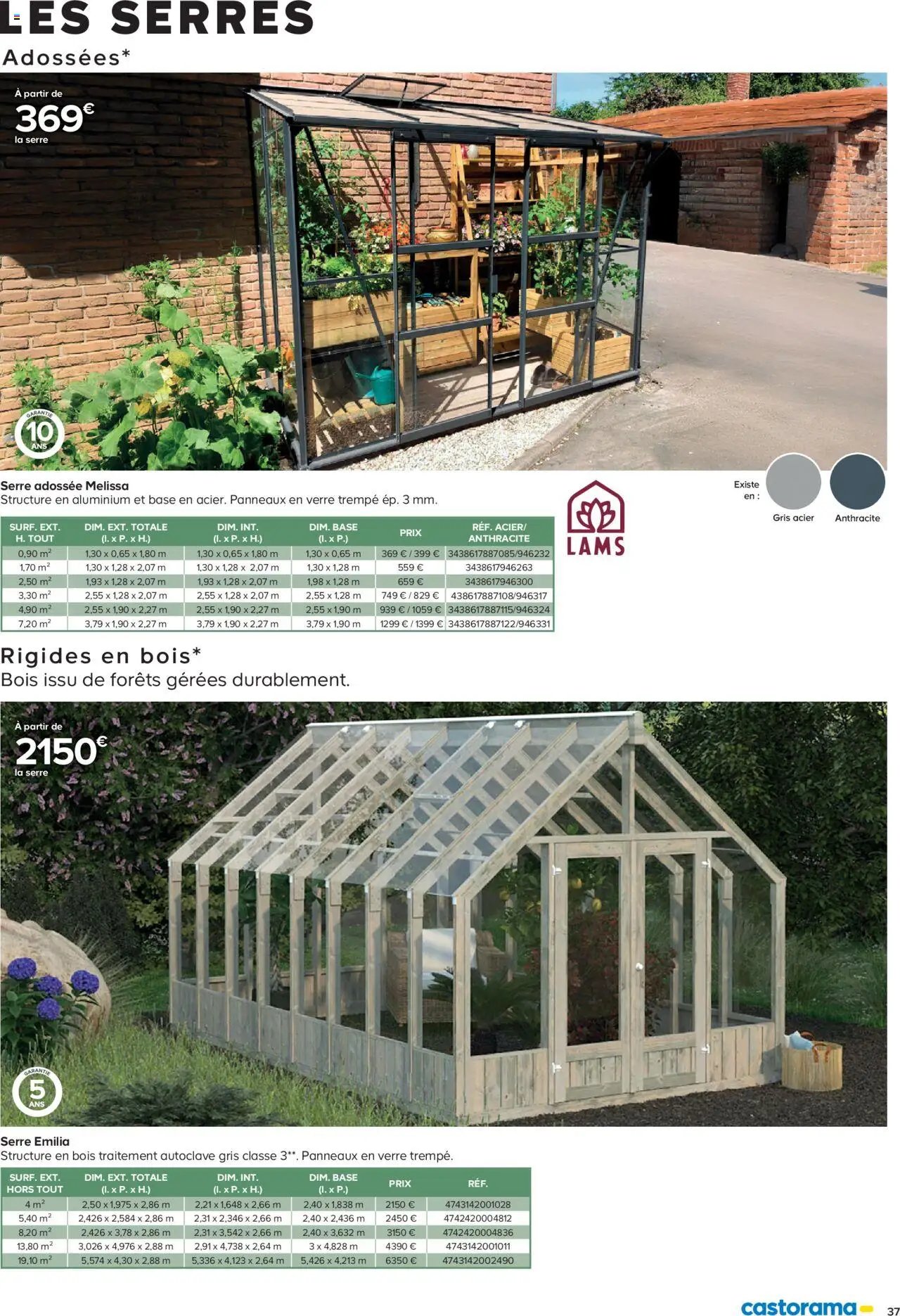 Castorama Abri de jardin et serres (2025-02-26 - 2025-12-31)