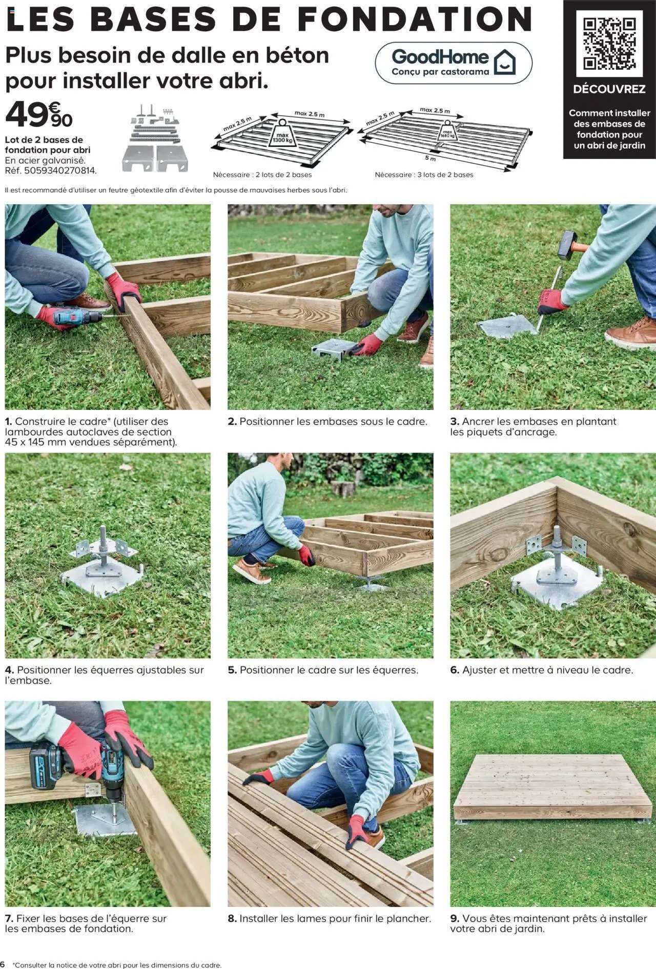 Castorama Abri de jardin et serres (2025-02-26 - 2025-12-31)