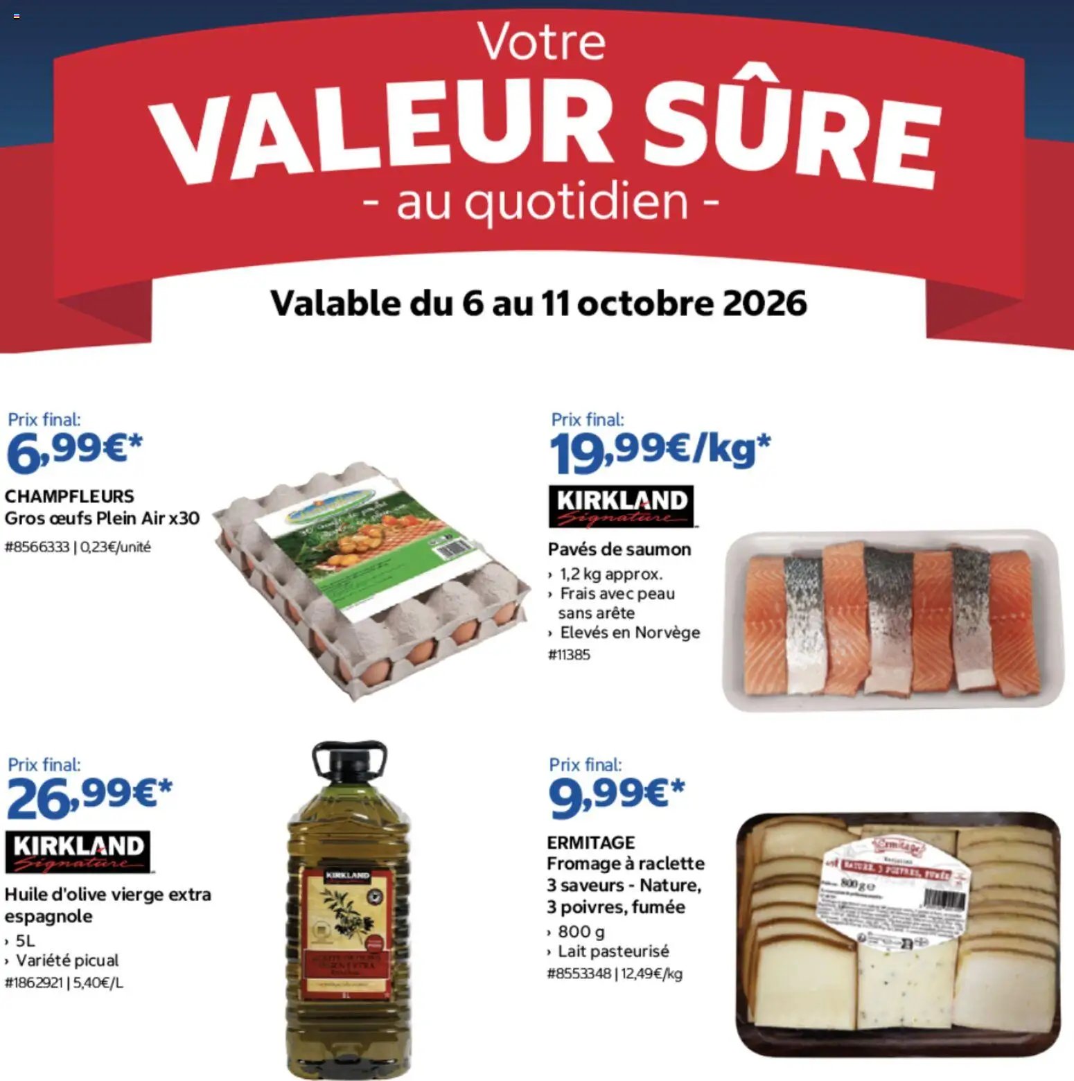 Costco Votre valeur sûre au quotidien 6 au 11 octobre 2026