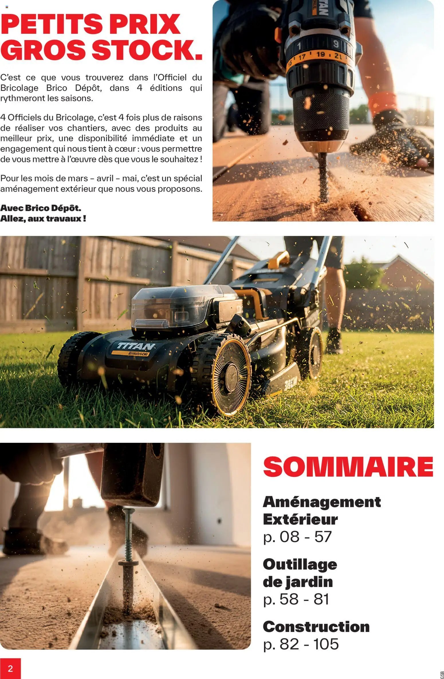 Brico Dépôt - L'officiel du bricolage (2026-03-25 - 2026-06-12)