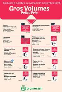 Promocash Catalogue gros volumes petits prix