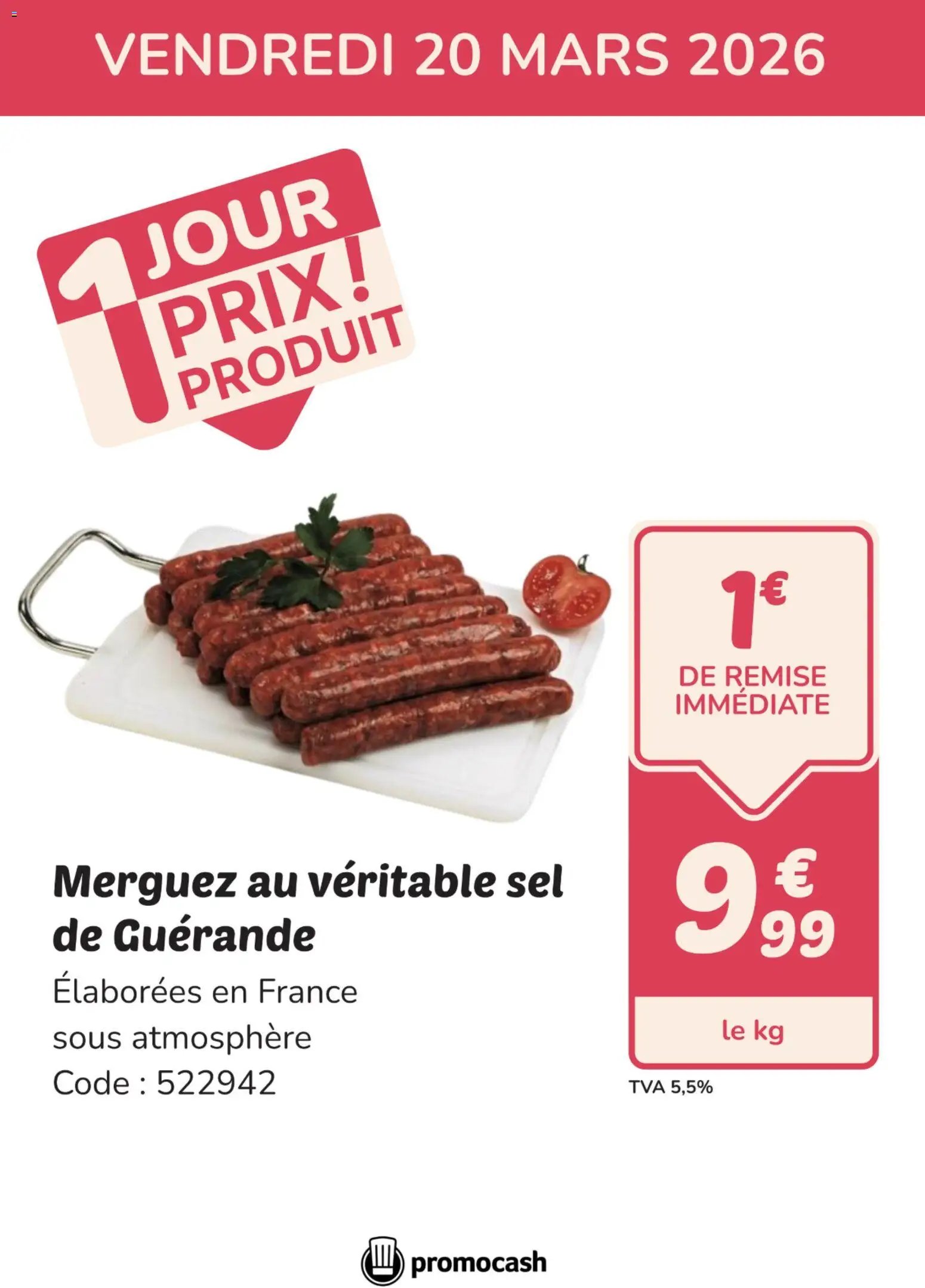 Promocash PROMO merguez