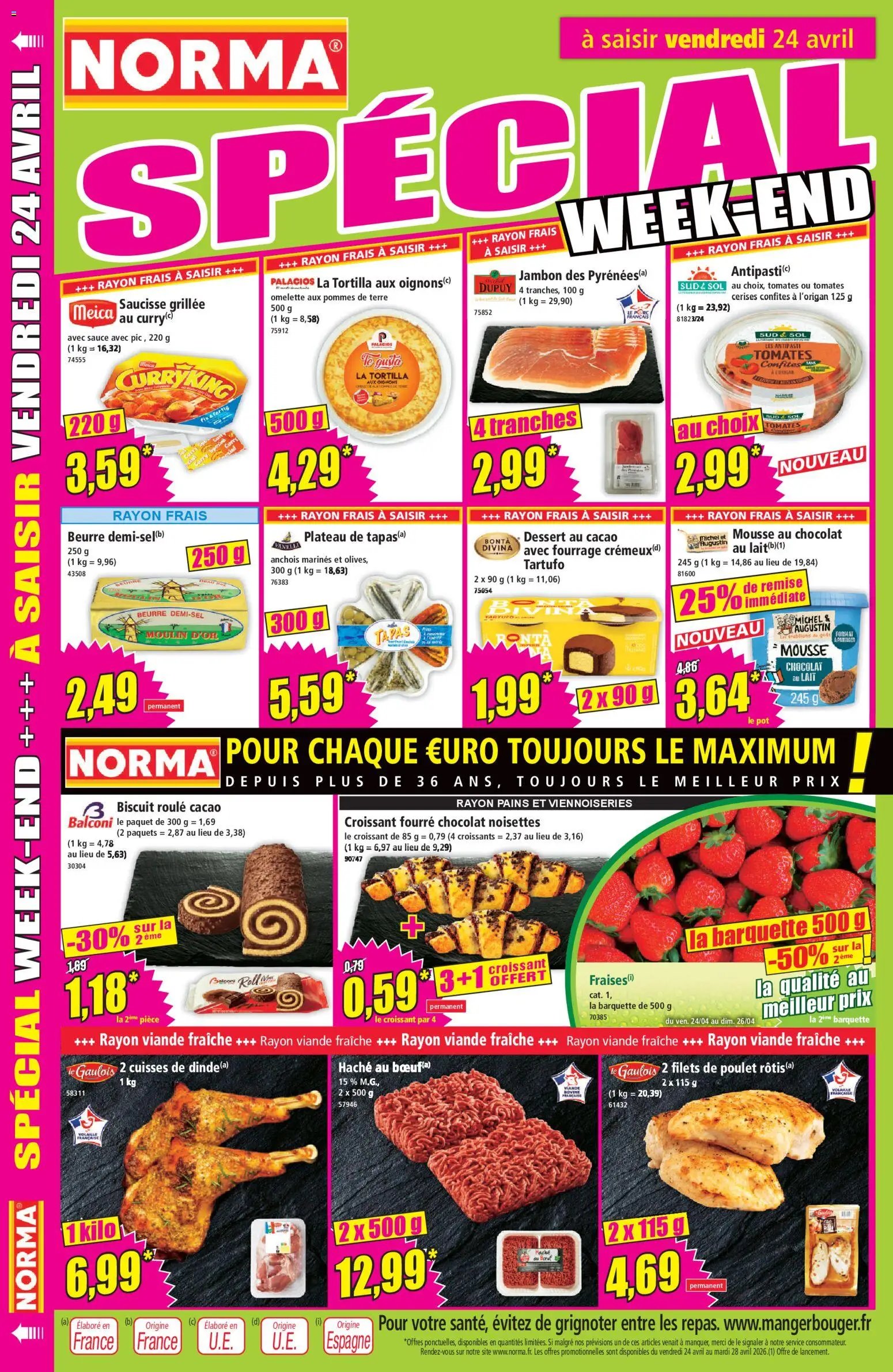 Norma catalogue (2026-04-22 - 2026-04-28)