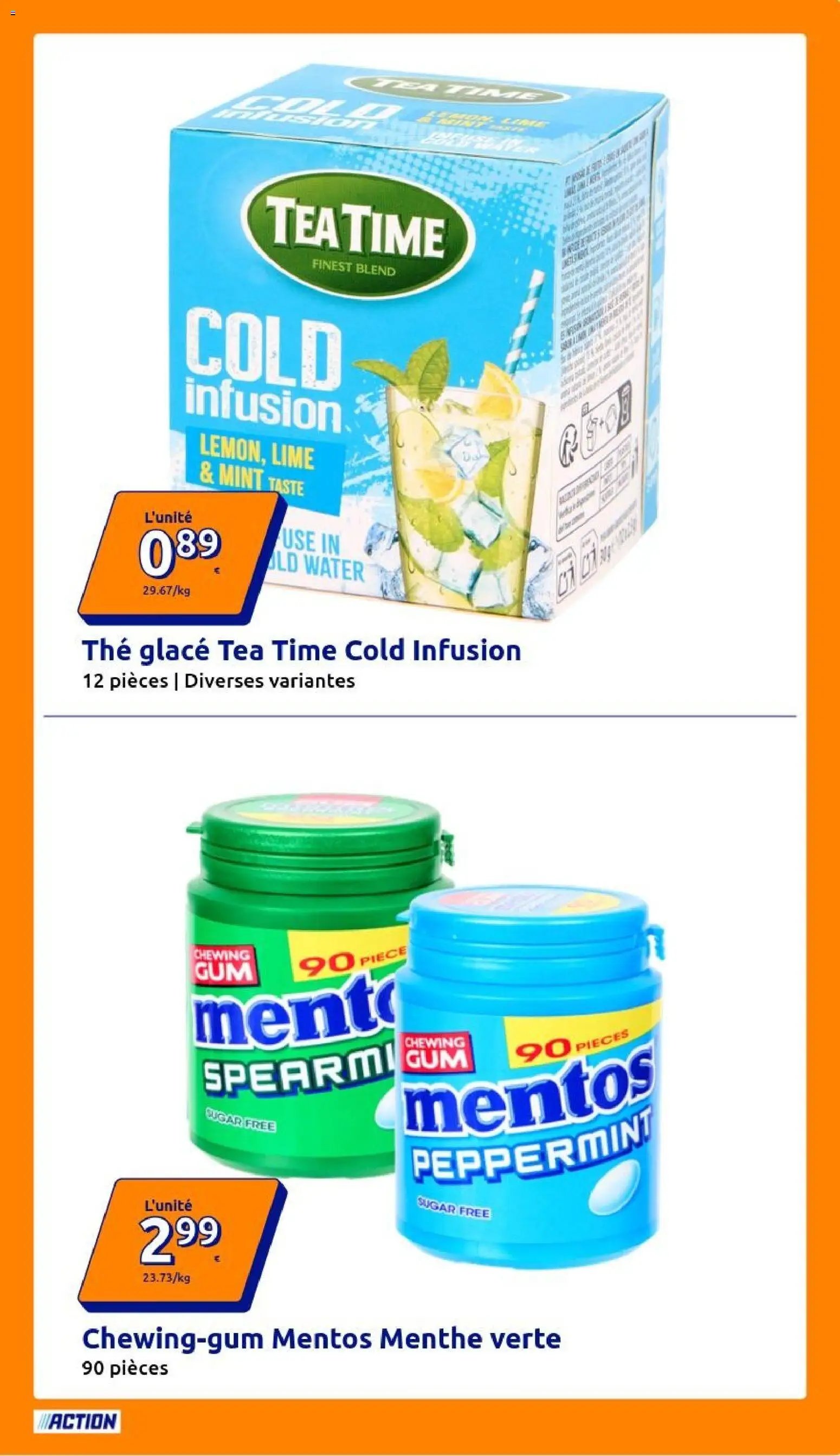 Action catalogue