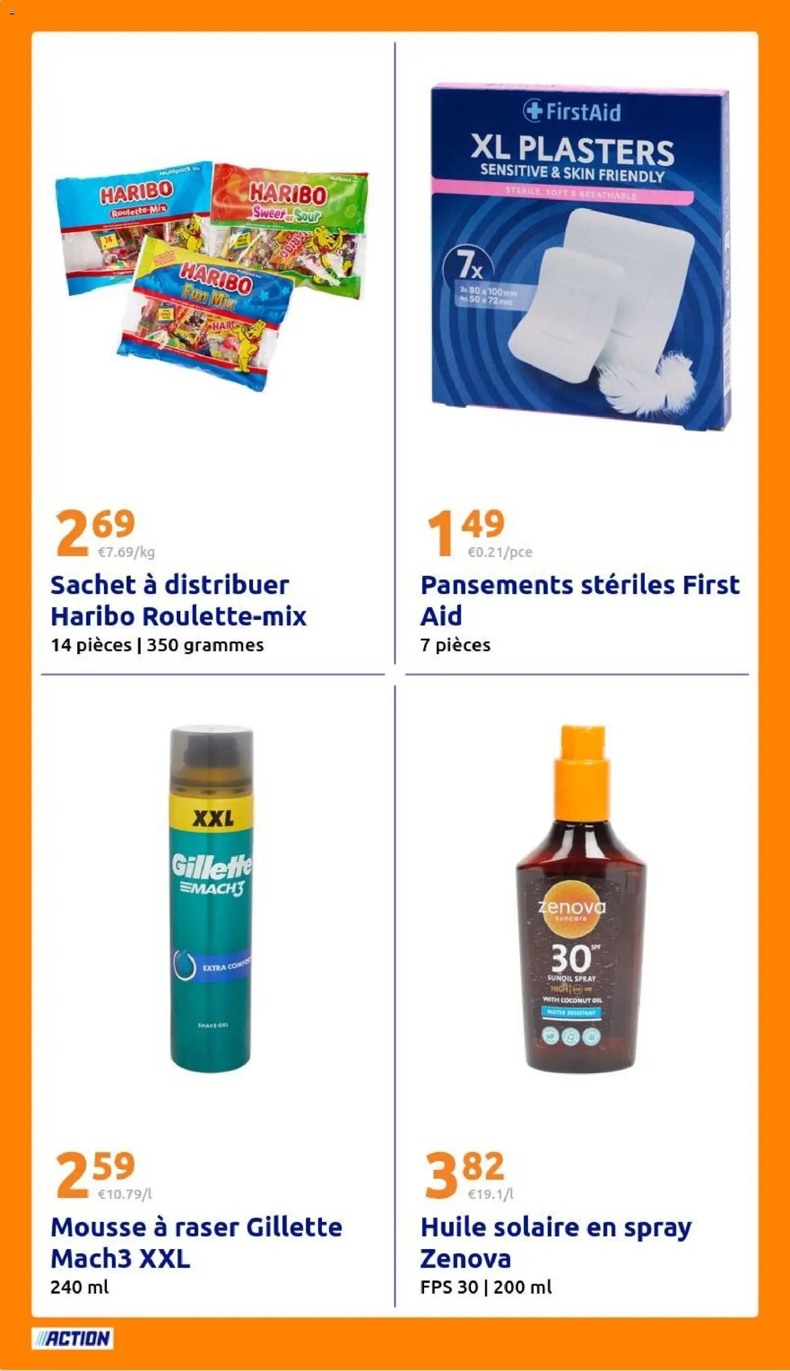 Action catalogue