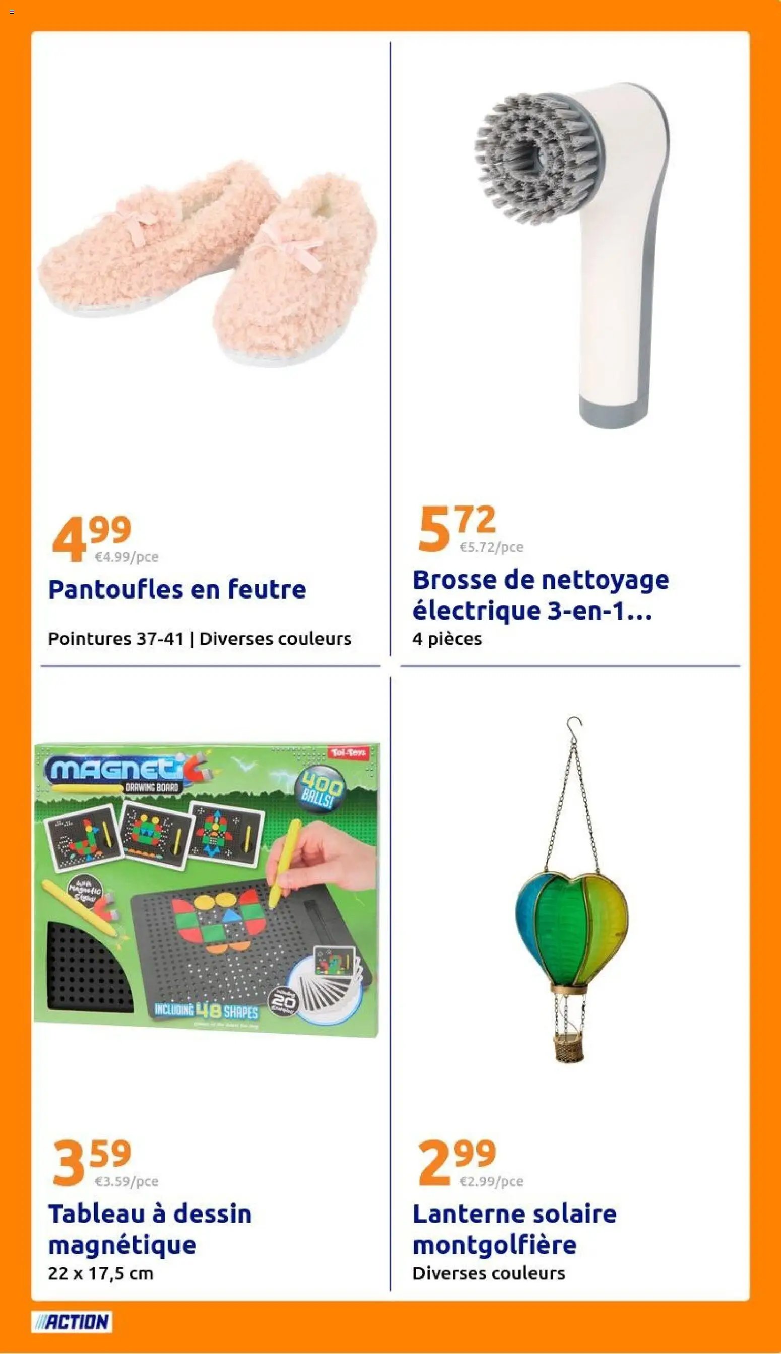 Action catalogue