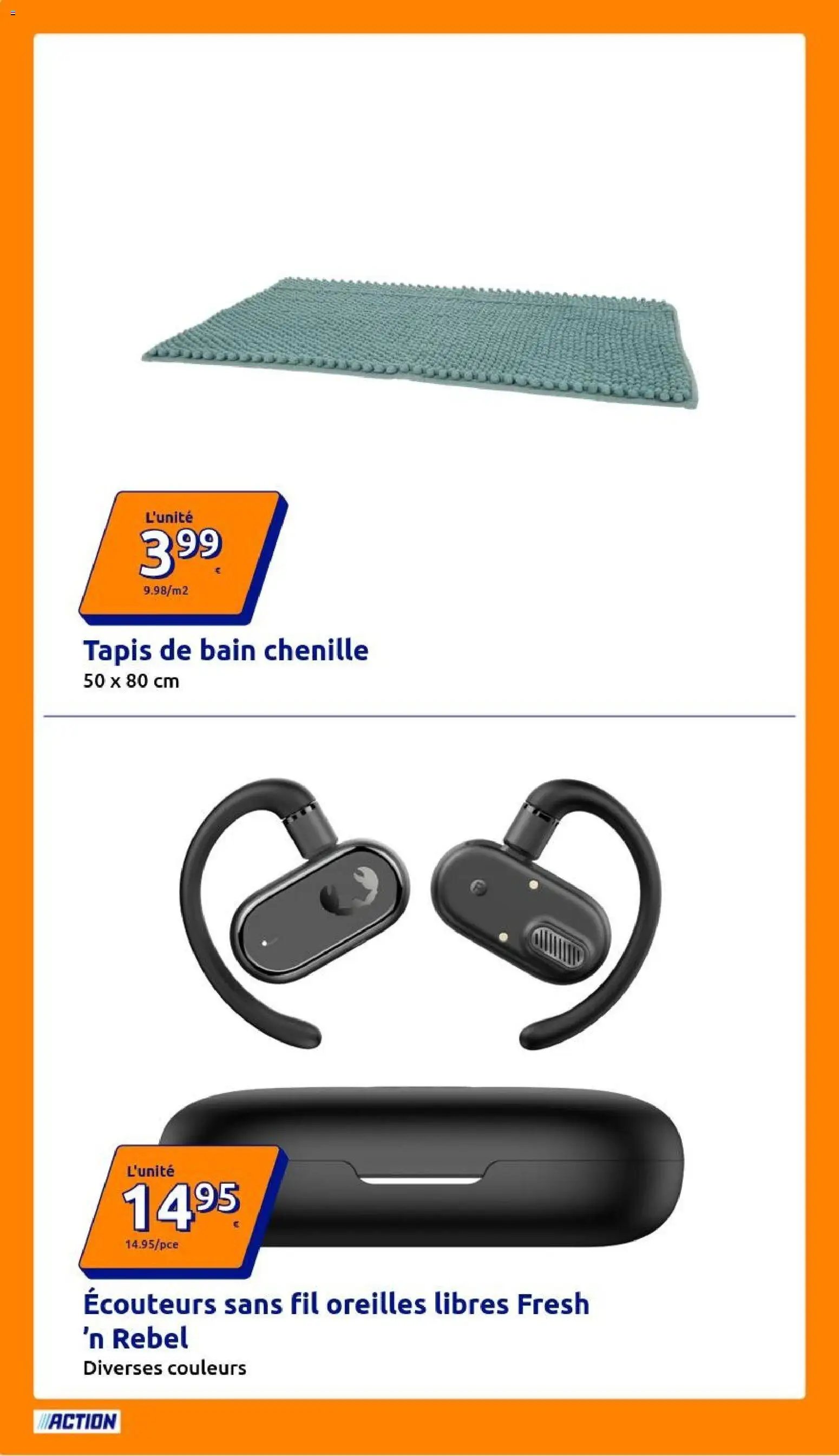 Action catalogue
