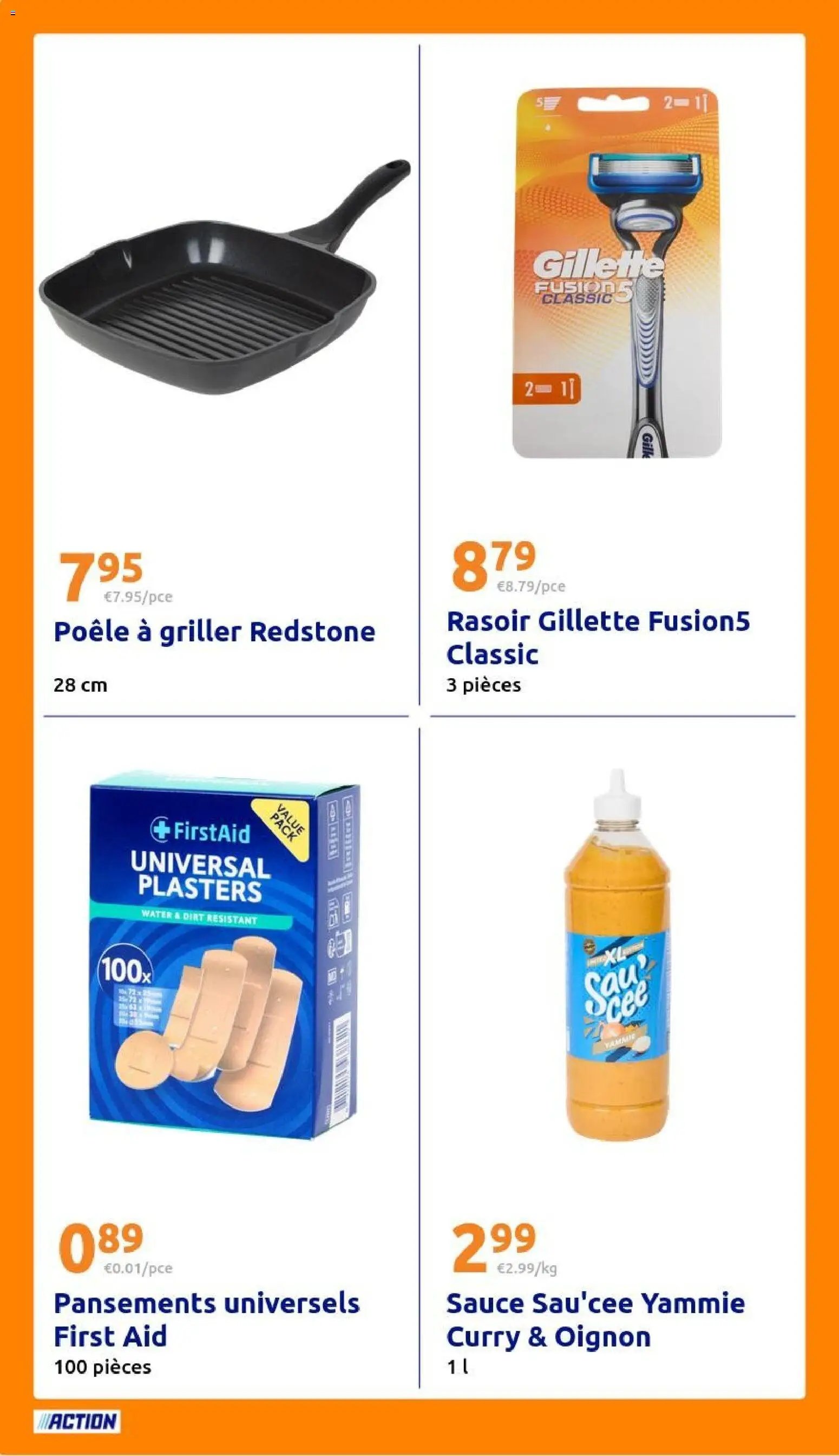 Action catalogue