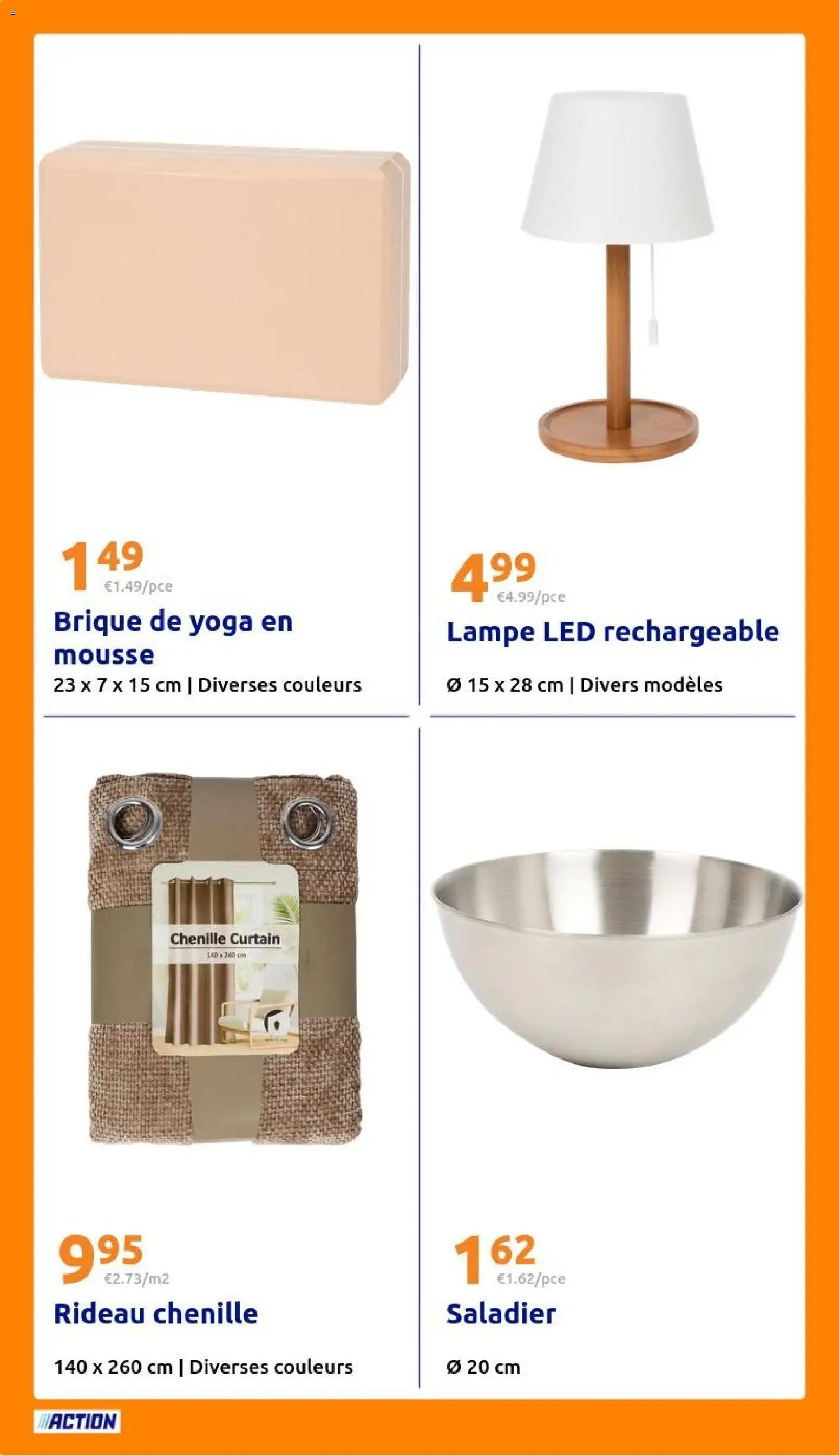 Action catalogue