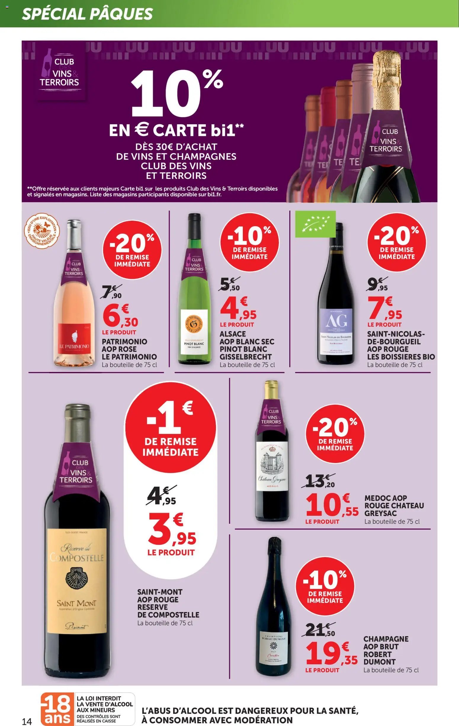 bi1 Catalogue Pâques à prix bas