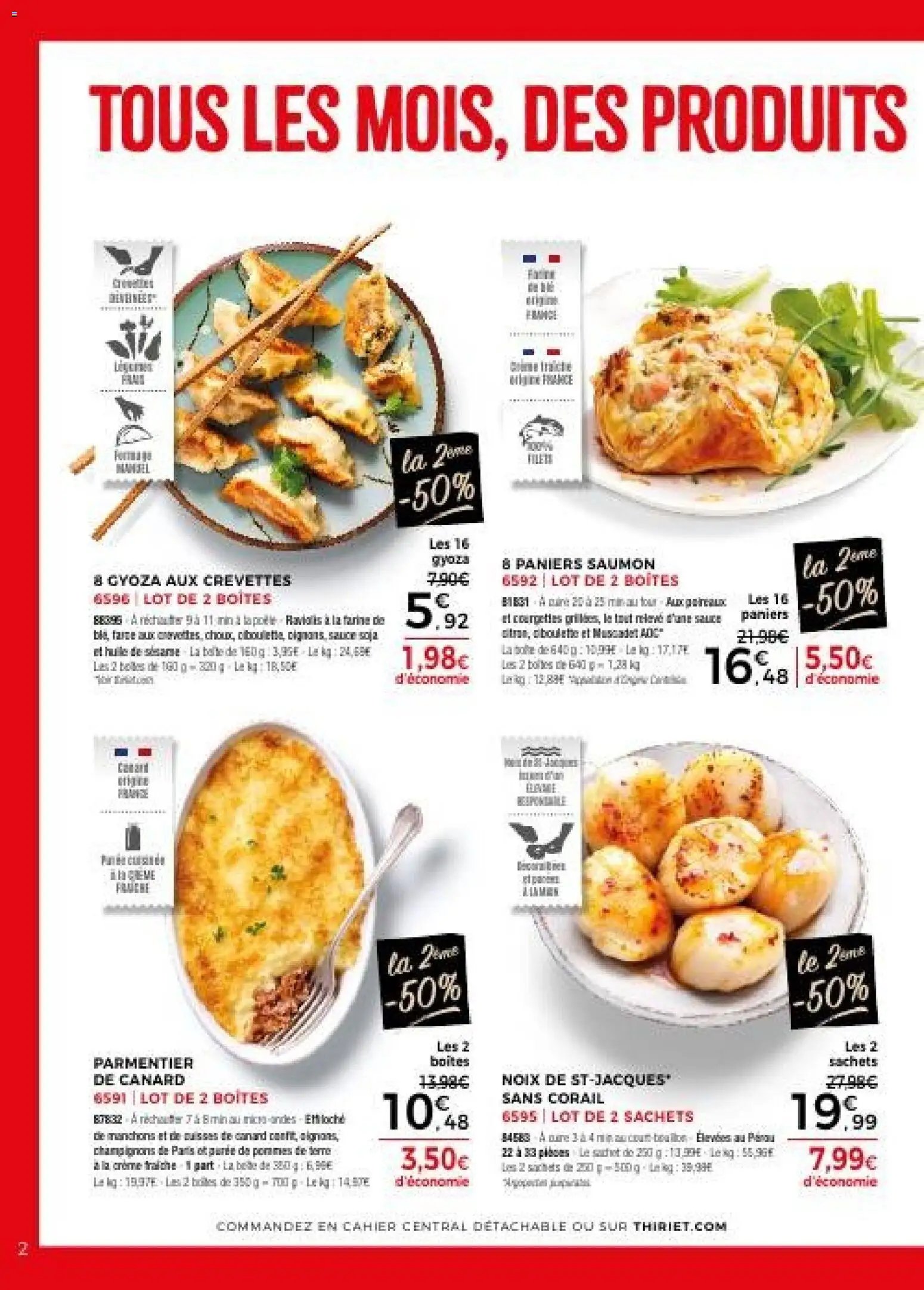 Thiriet Catalogue livraison à domicile 