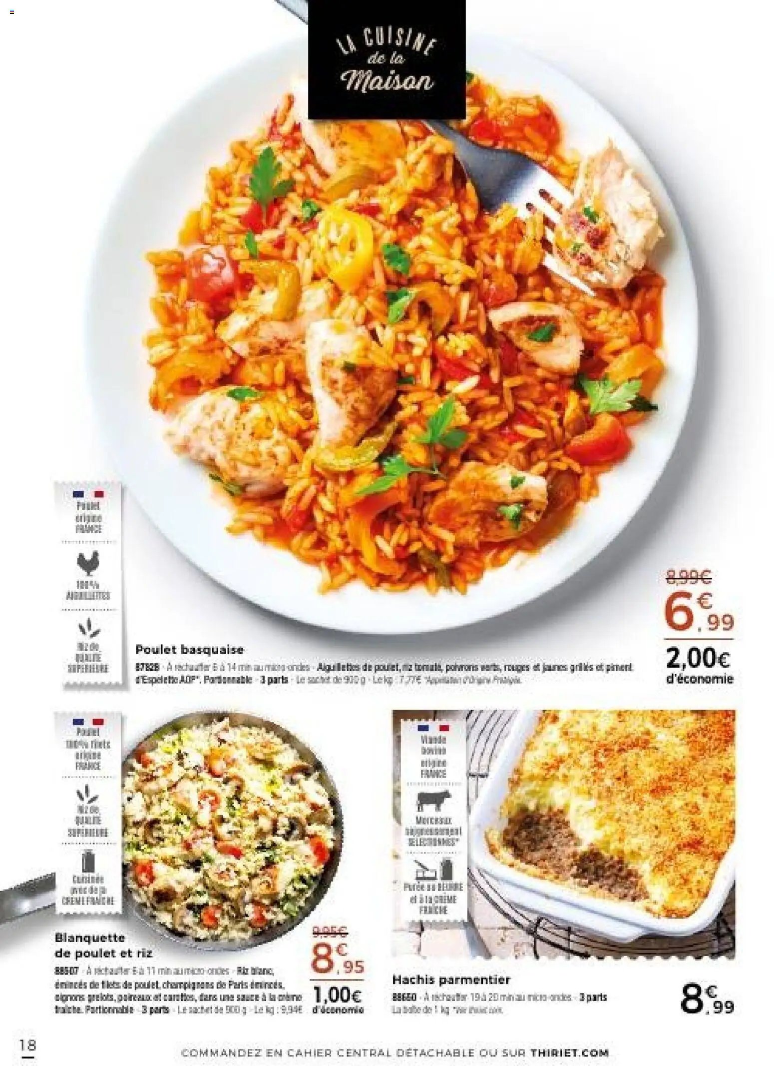 Thiriet Catalogue livraison à domicile 