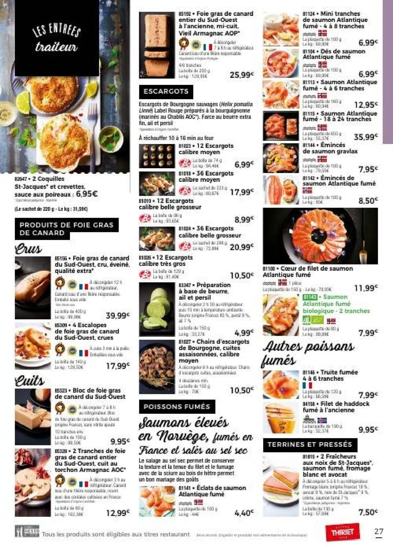 Thiriet Catalogue livraison à domicile 