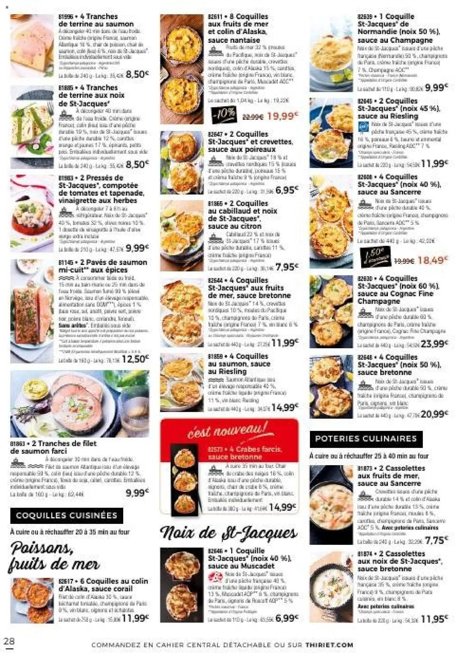 Thiriet Catalogue livraison à domicile 