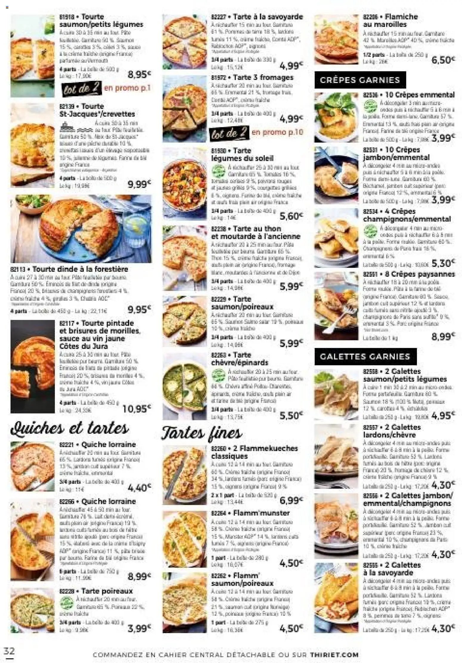 Thiriet Catalogue livraison à domicile 