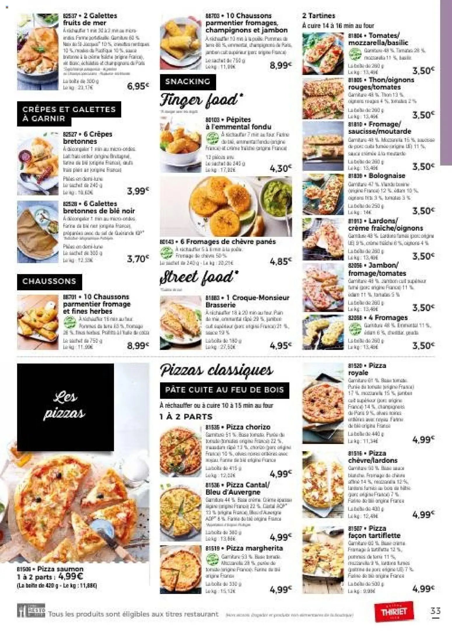 Thiriet Catalogue livraison à domicile 