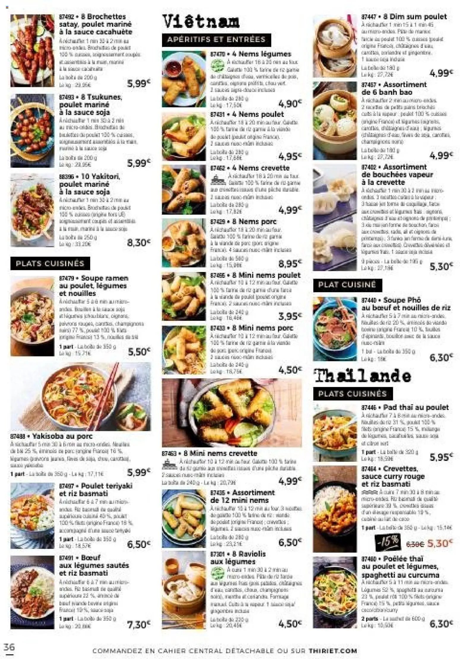 Thiriet Catalogue livraison à domicile 