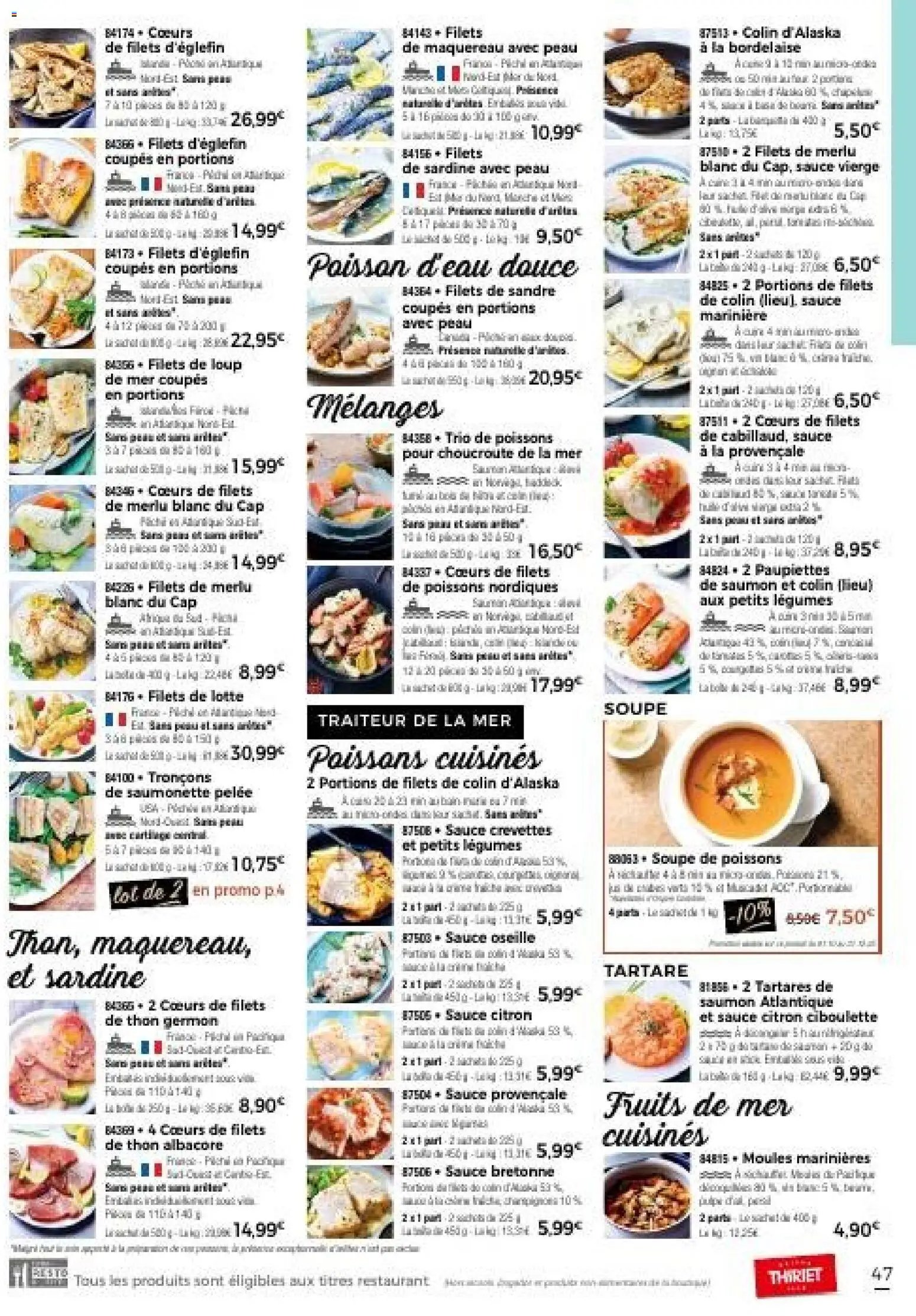 Thiriet Catalogue livraison à domicile 