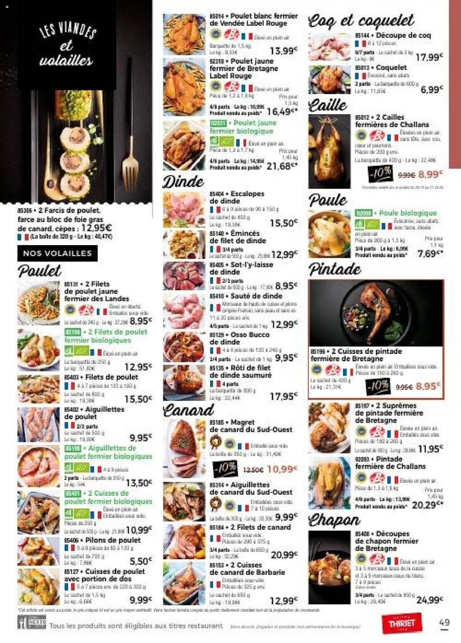 Thiriet Catalogue livraison à domicile 