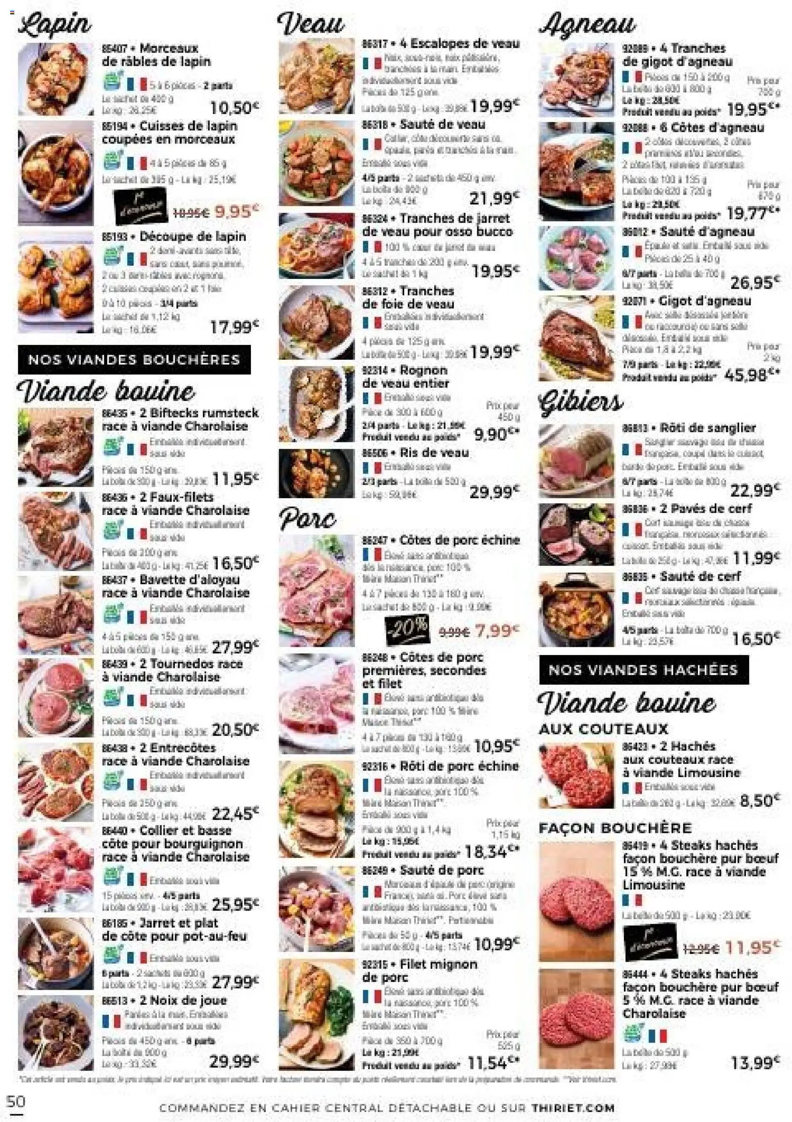 Thiriet Catalogue livraison à domicile 