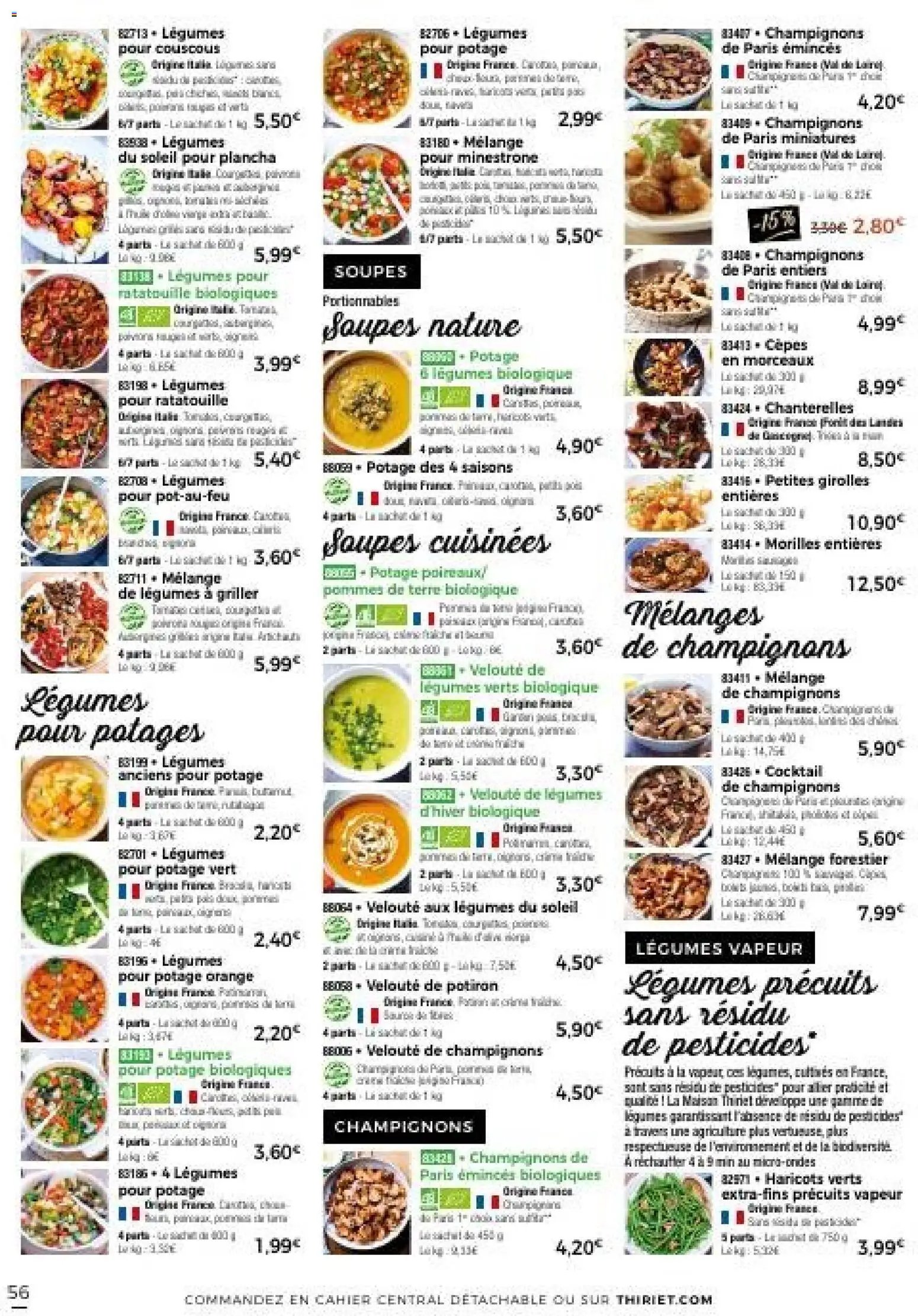 Thiriet Catalogue livraison à domicile 