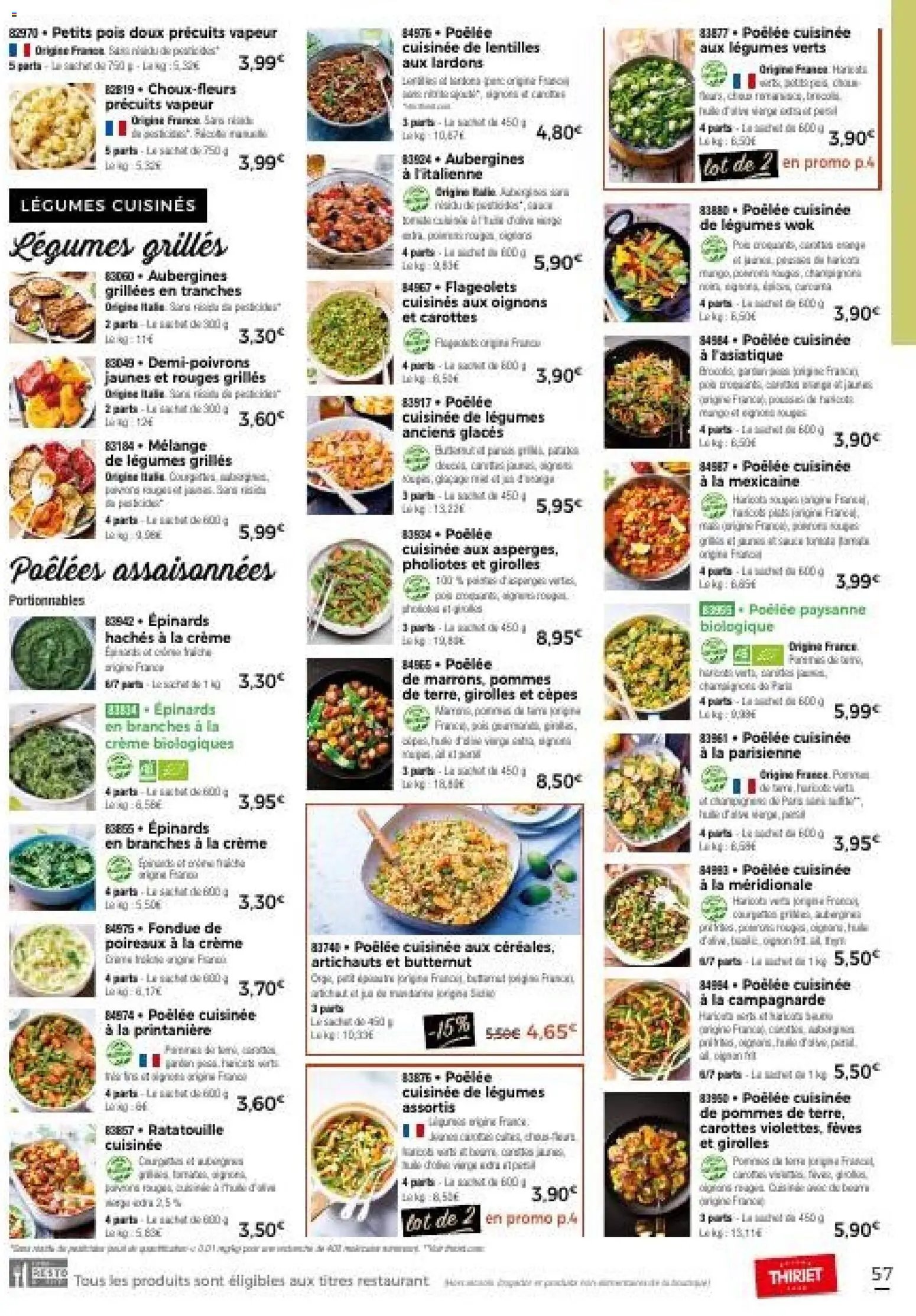 Thiriet Catalogue livraison à domicile 