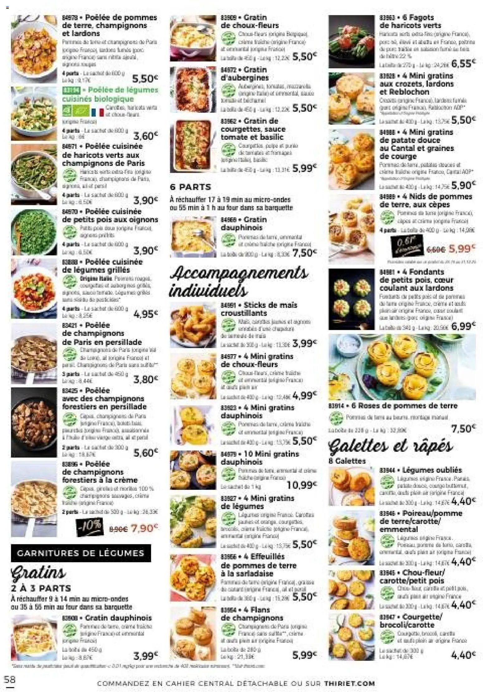 Thiriet Catalogue livraison à domicile 