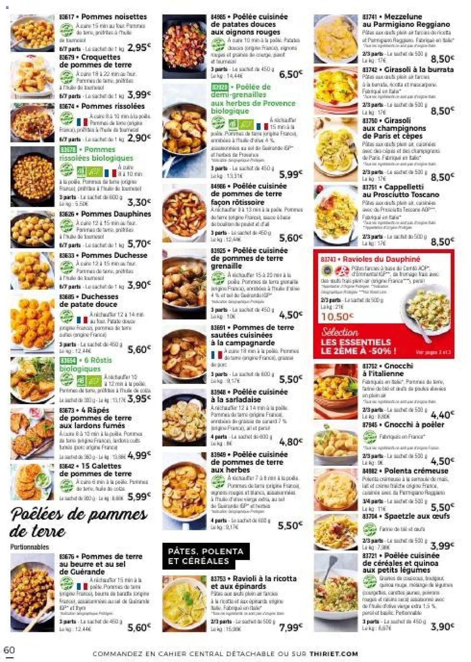 Thiriet Catalogue livraison à domicile 