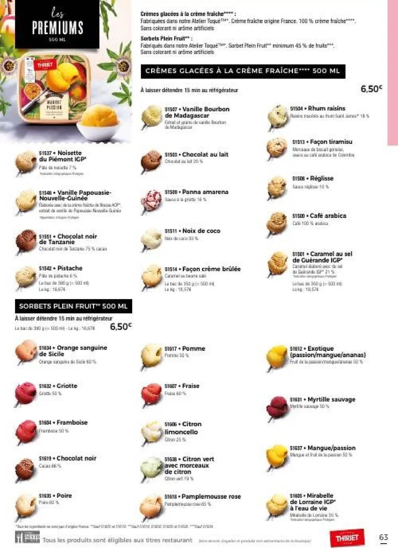 Thiriet Catalogue livraison à domicile 