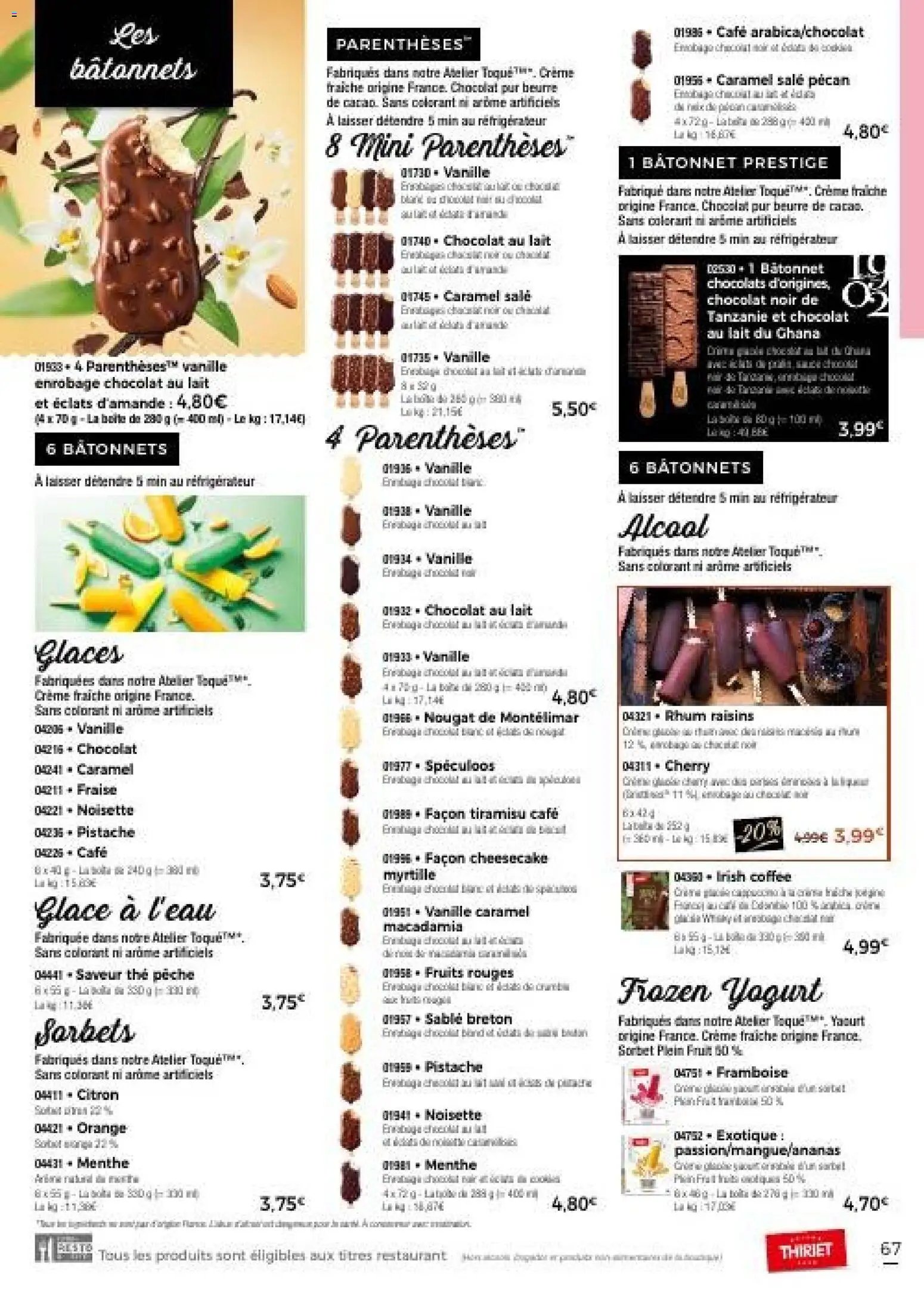 Thiriet Catalogue livraison à domicile 