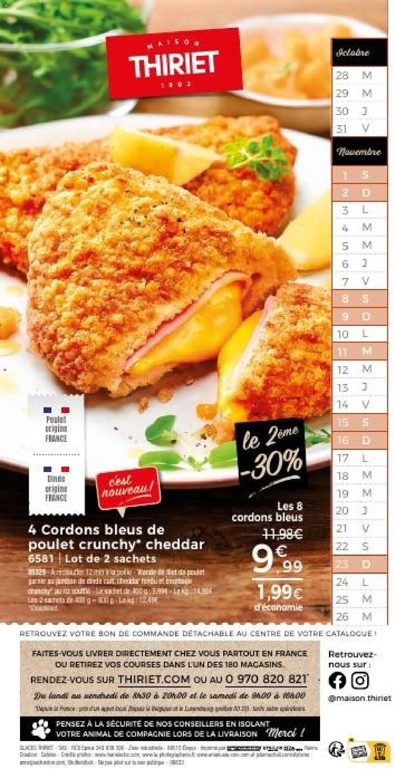 Thiriet Catalogue livraison à domicile 