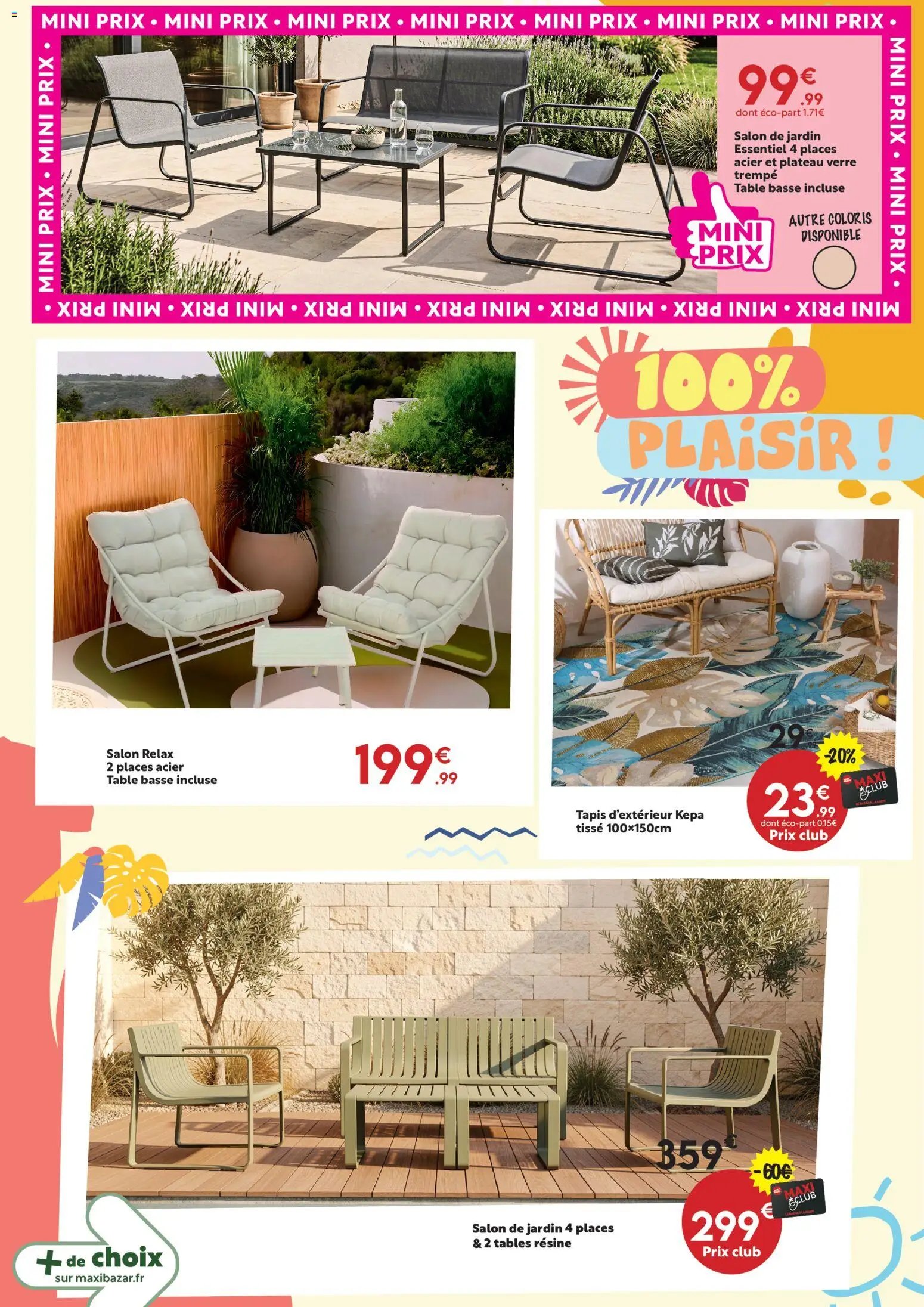 Maxi Bazar Catalogue Maxi Bazar "ÉTÉ