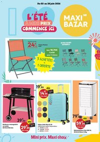 Maxi Bazar Catalogue Maxi Bazar "ÉTÉ