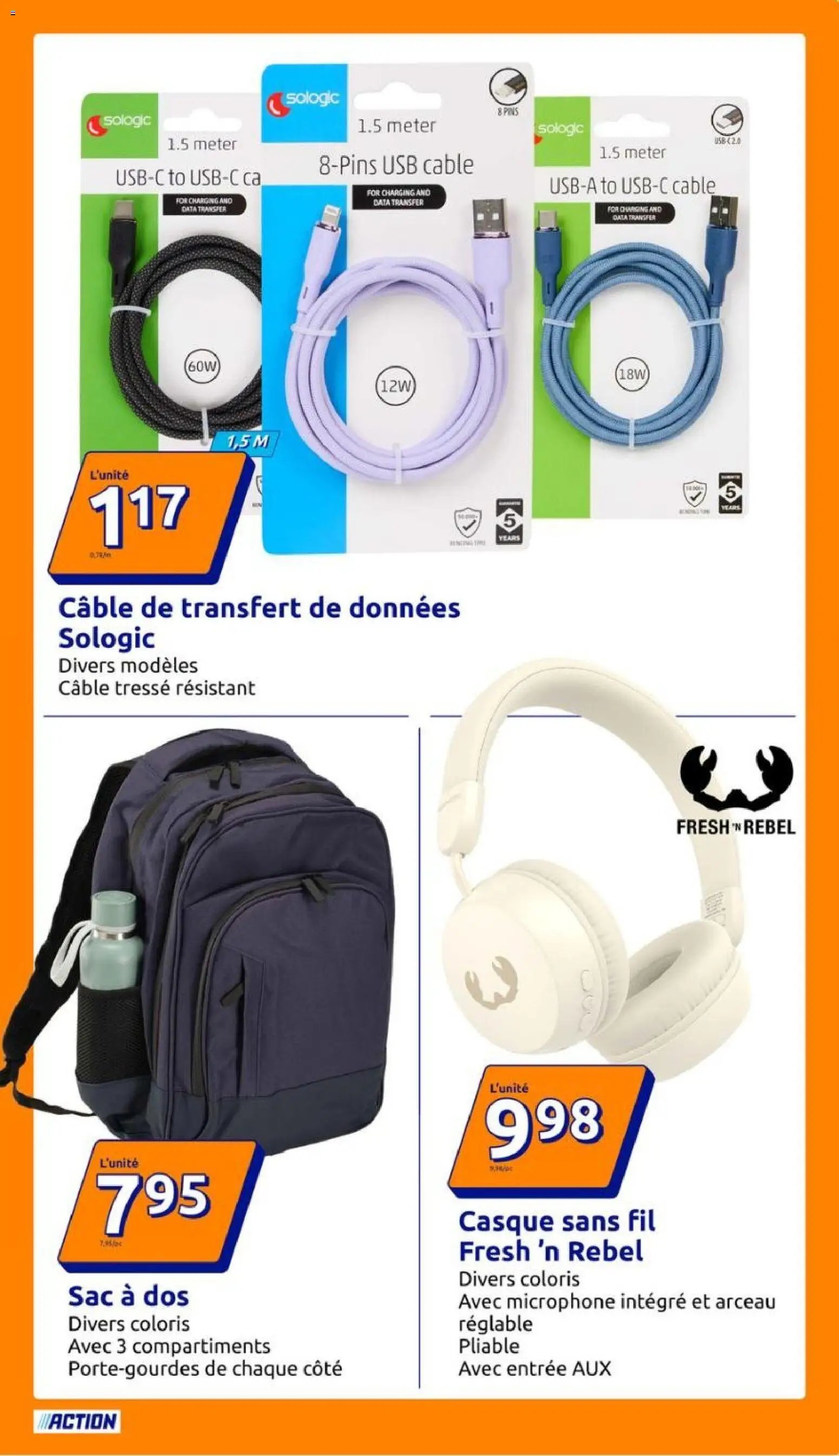 Action catalogue