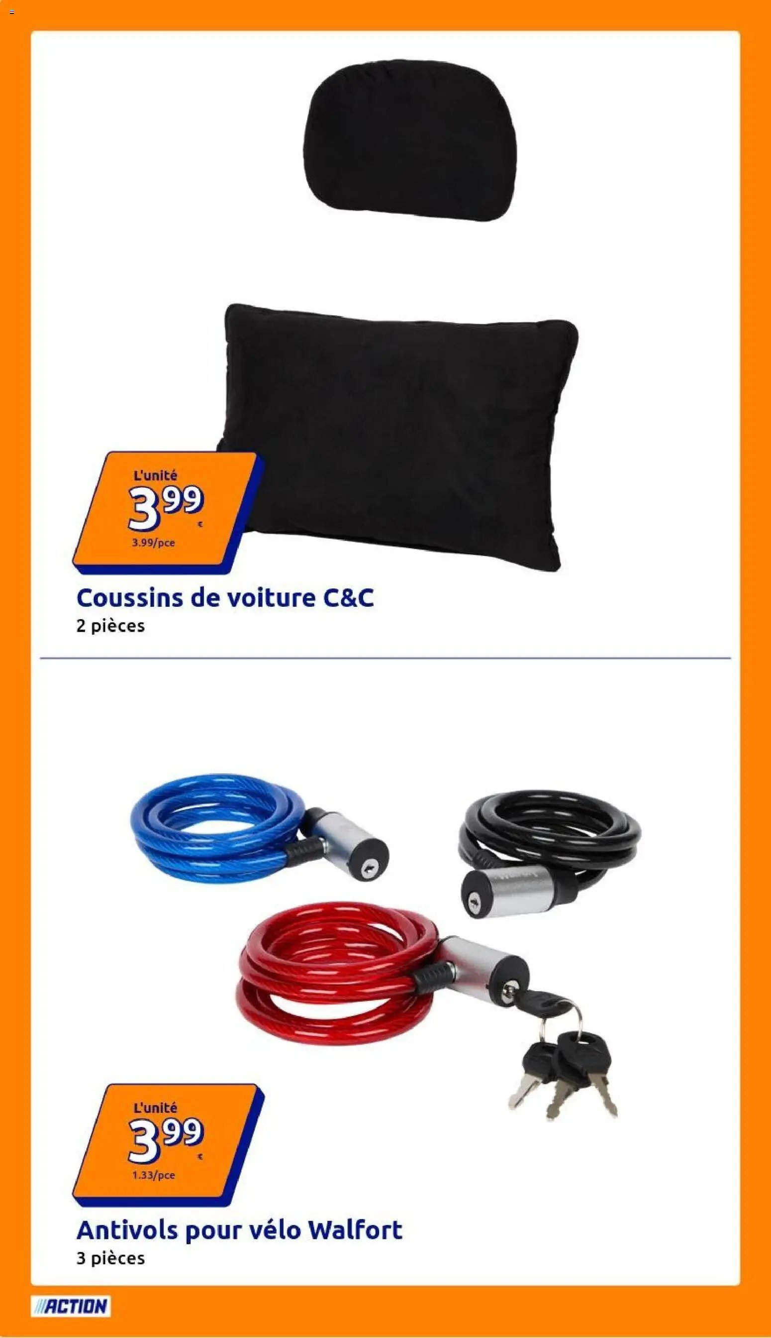 Action catalogue