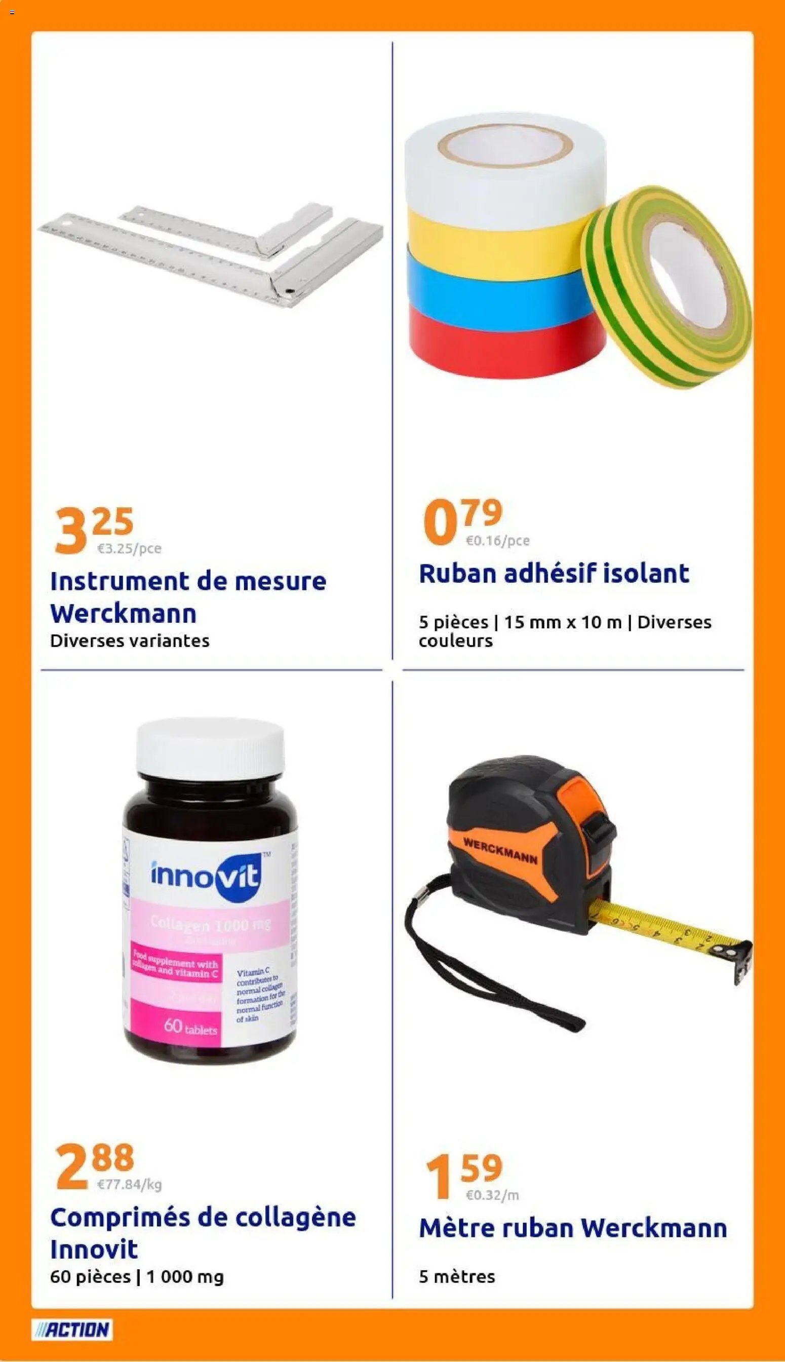 Action catalogue