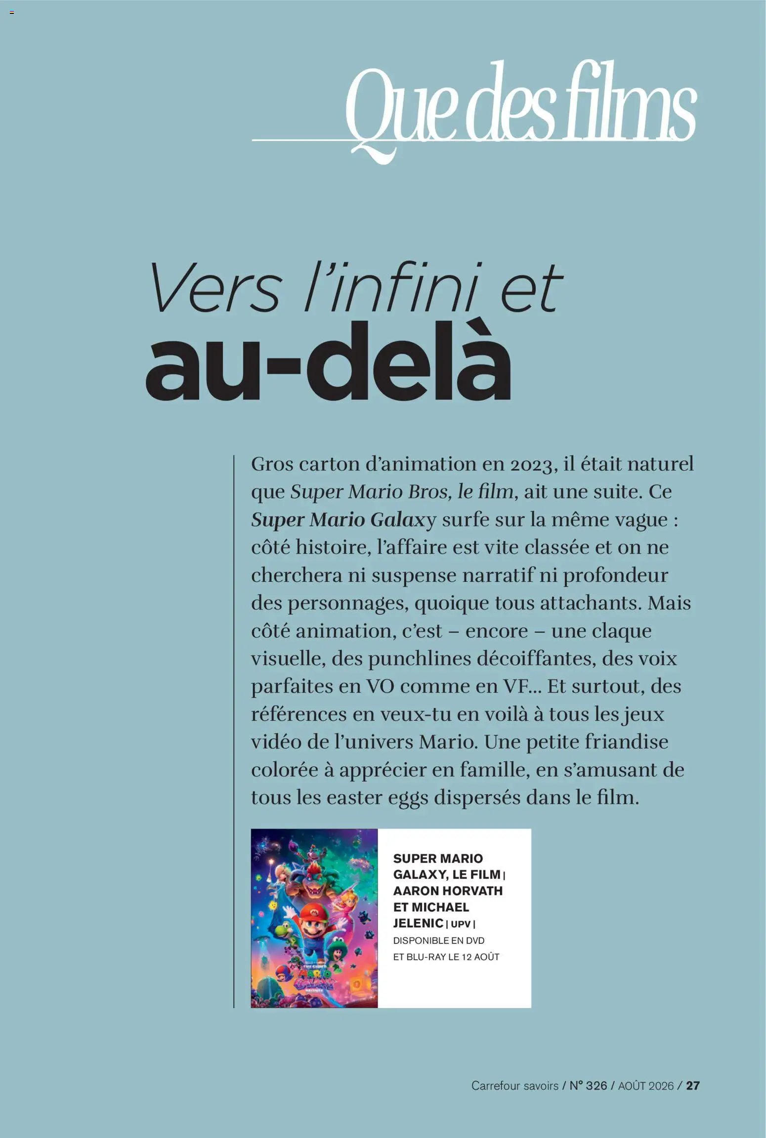 Carrefour contact Magazine