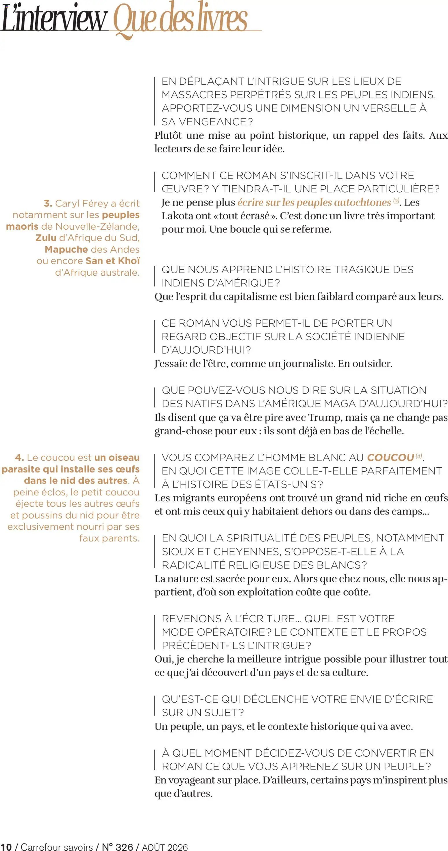 Carrefour contact Magazine